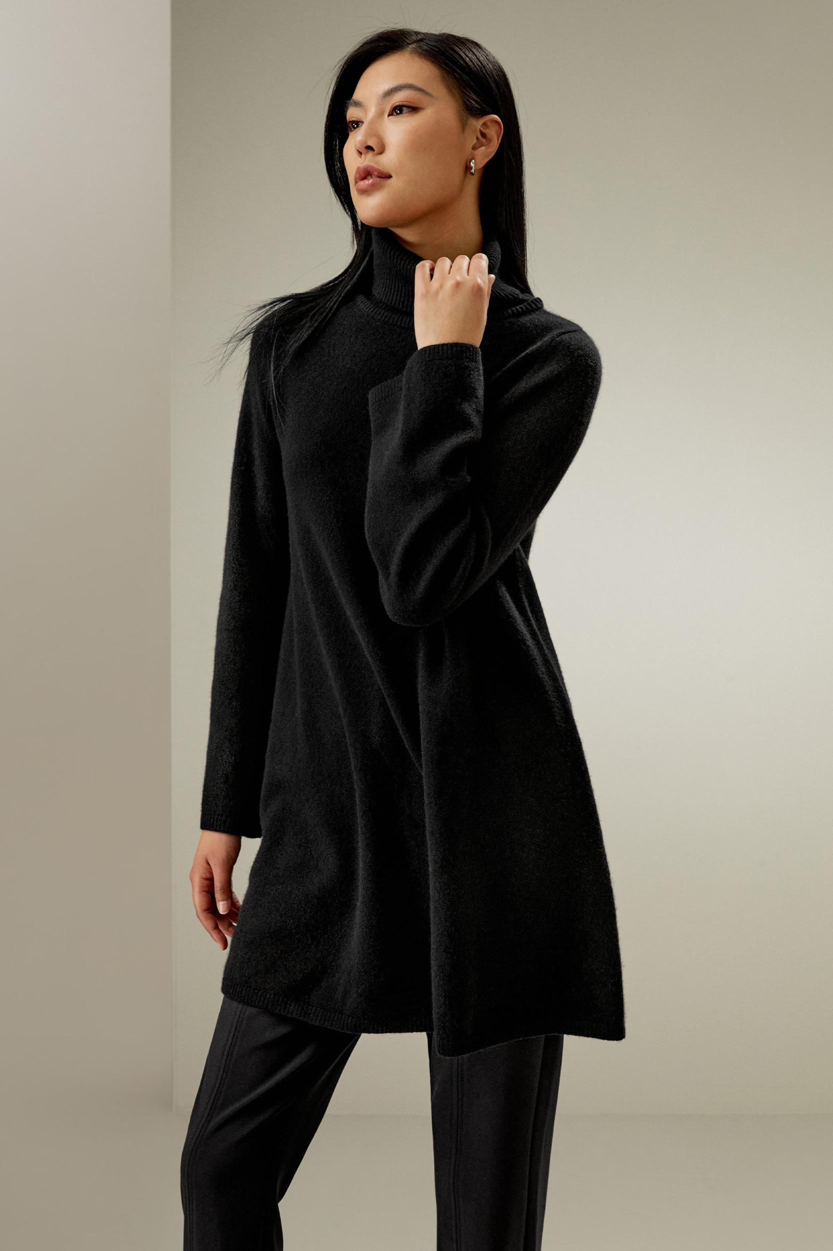 Pullover Mid-length Cashmere Sweater Product Image