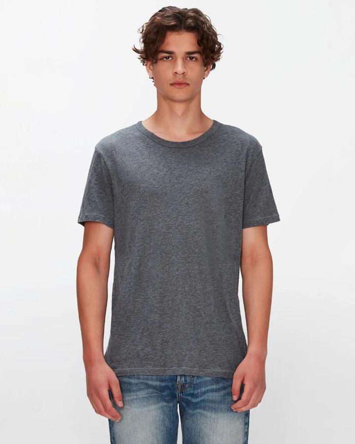 7 For All Mankind Men's Feather Weight Crewneck T-Shirt in Heather Grey at Nordstrom, Size Small Product Image