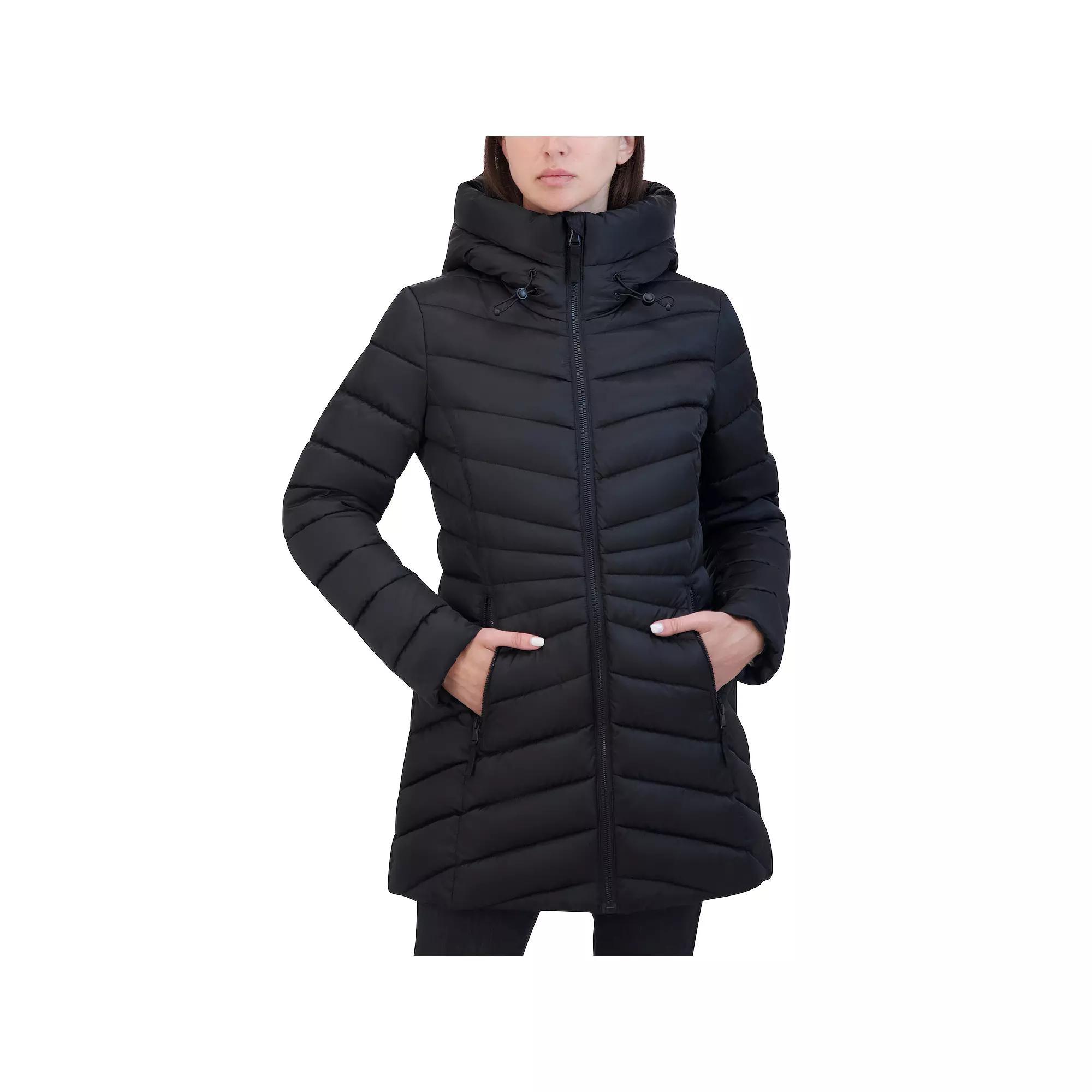 Womens Halitech Midweight Faux-Fur Trim Midweight Puffer Jacket Product Image