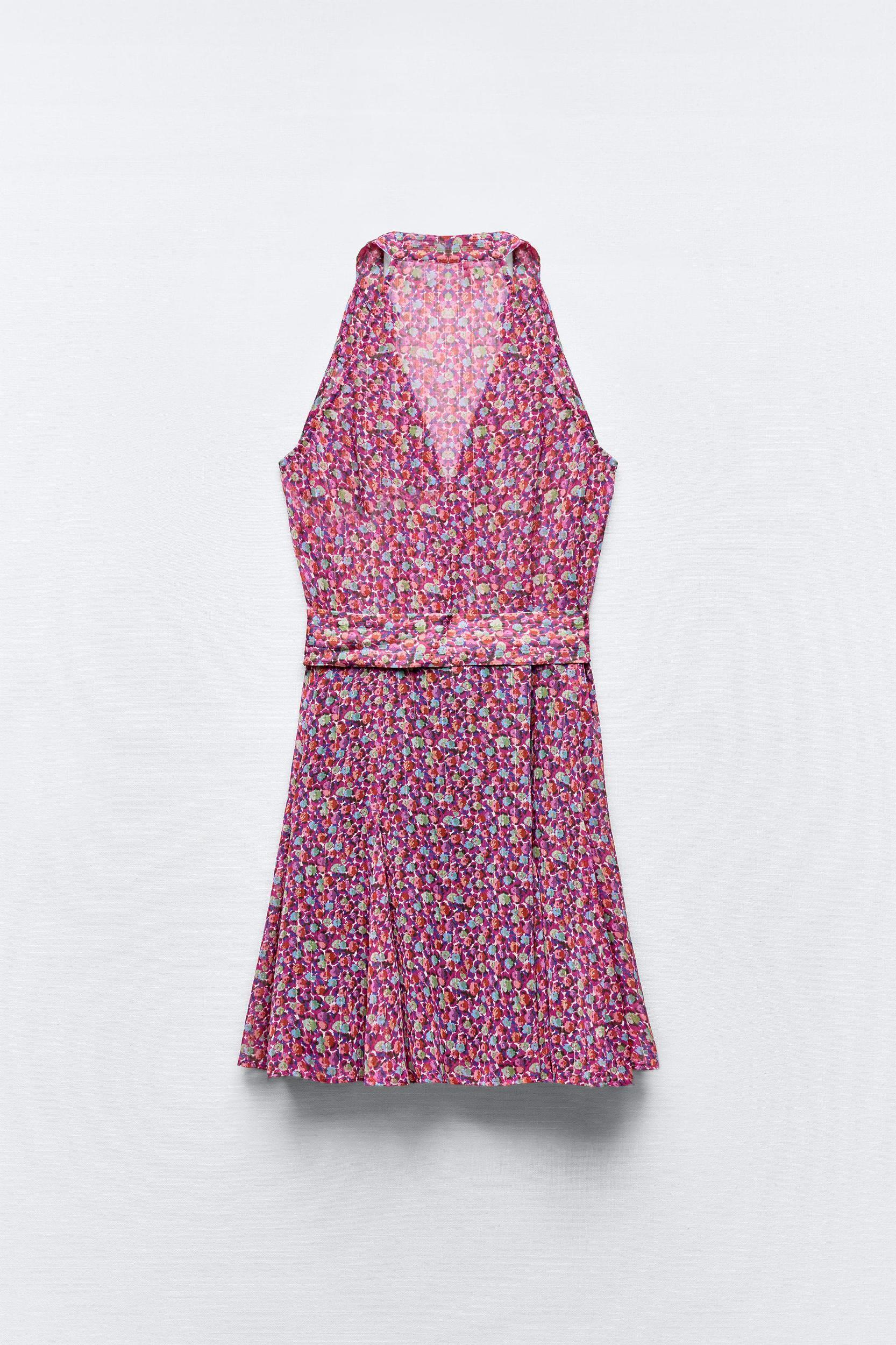 FLORAL PRINT MINI DRESS Product Image
