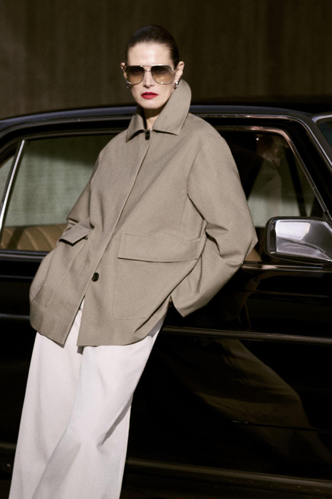 WIDE-LEG COTTON PANTS Product Image