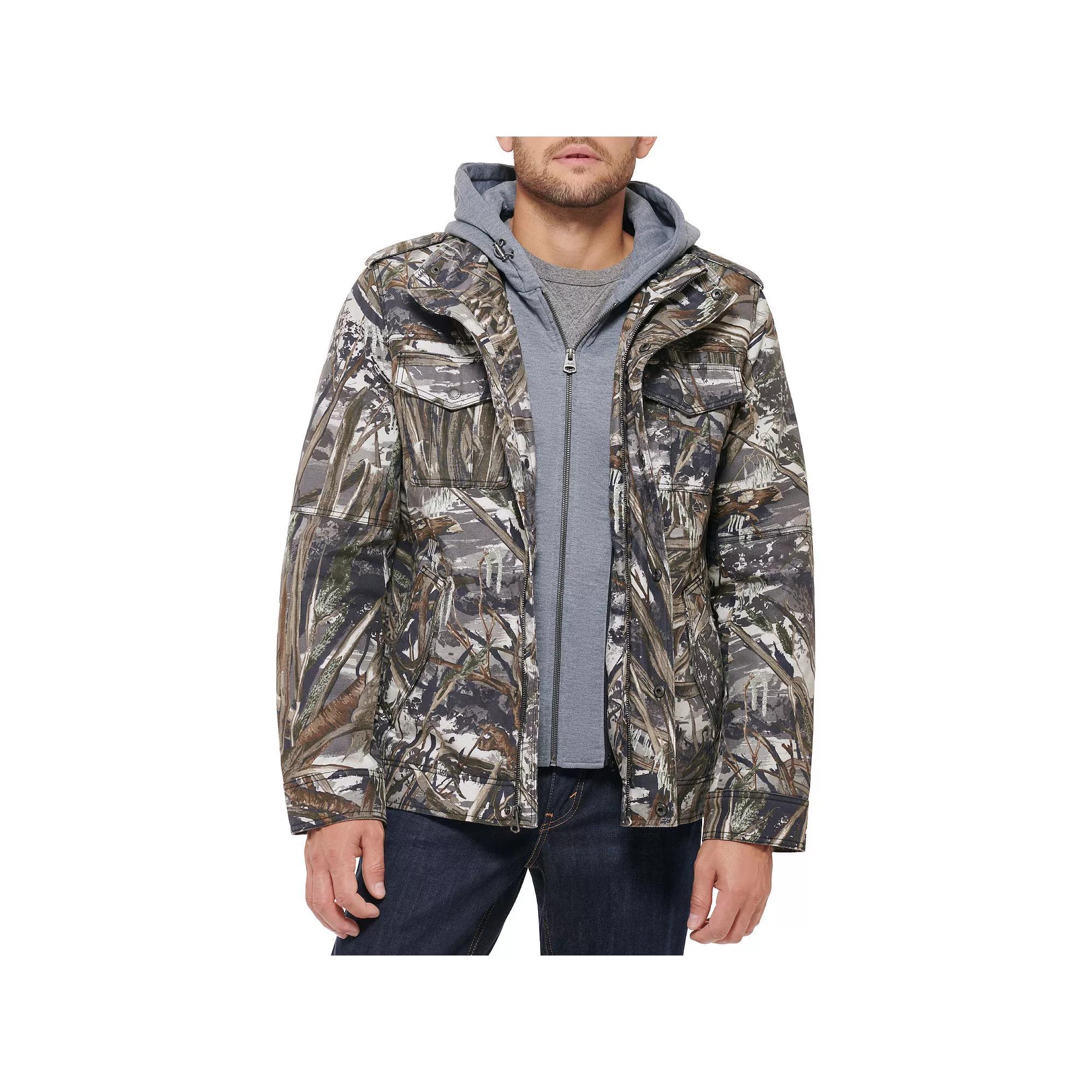 Men's Levi's® Cotton Sherpa-Lined Trucker Jacket, Size: Large, Real Tree Product Image