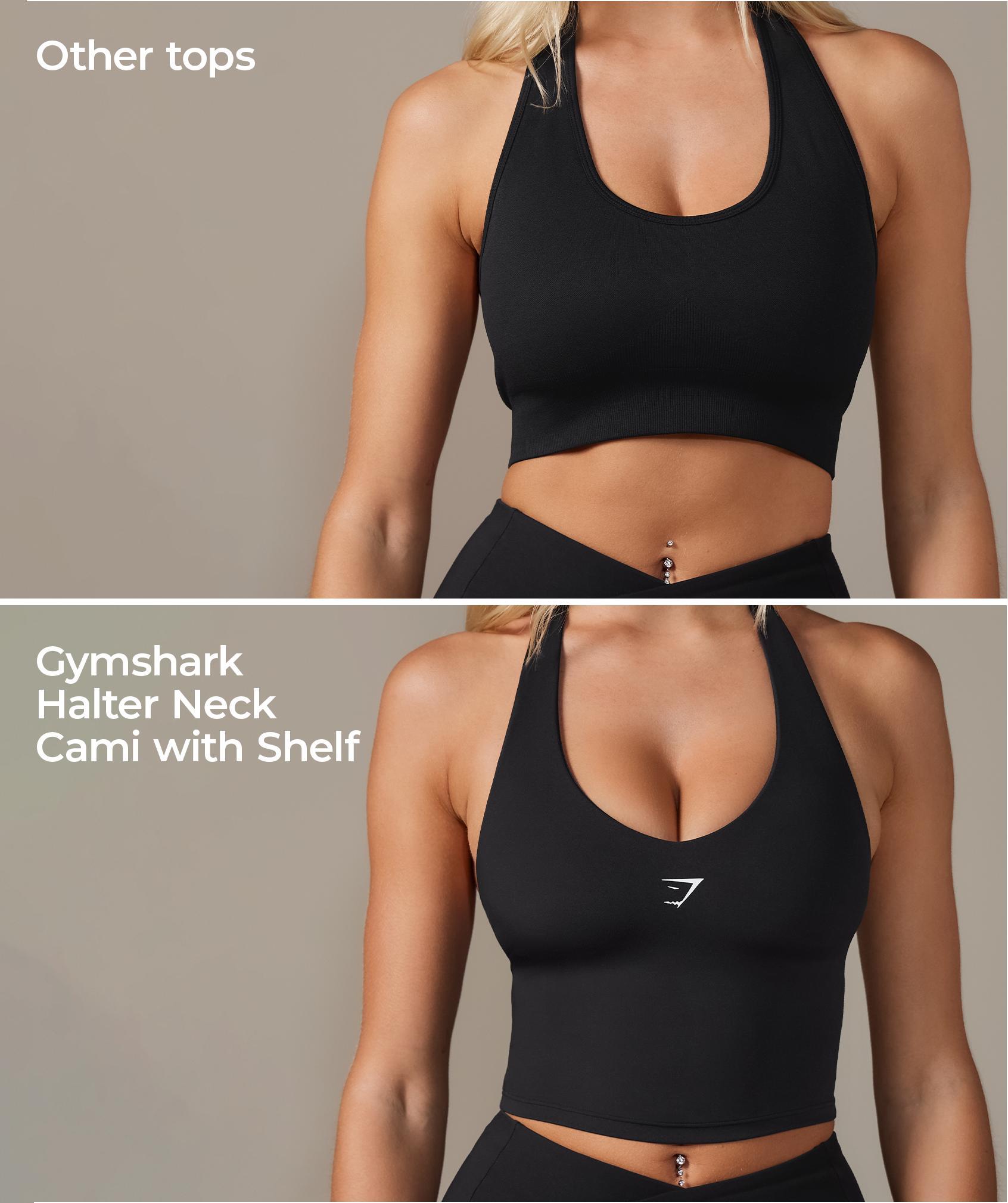 Halter Neck Cami with Shelf Product Image