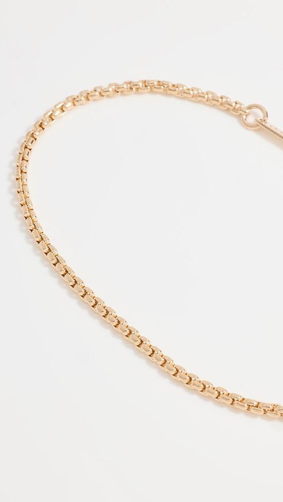 Zoe Chicco 14k Gold Small Box Chain Bracelet | Shopbop Product Image