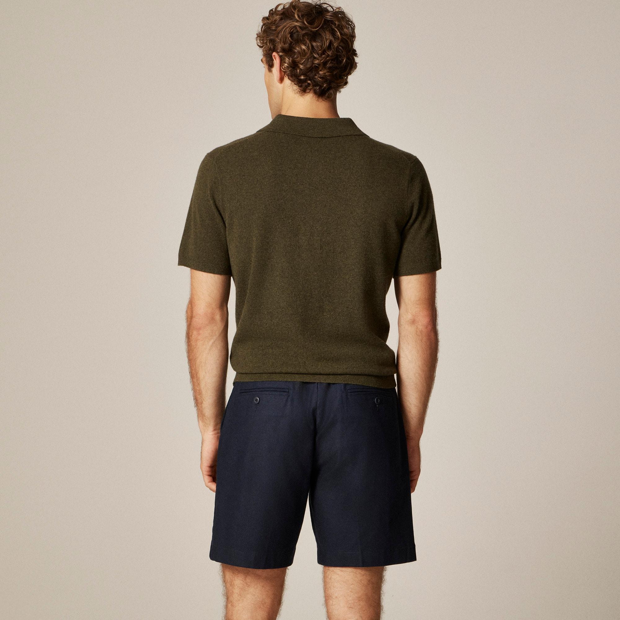 Cashmere short-sleeve sweater-polo Product Image