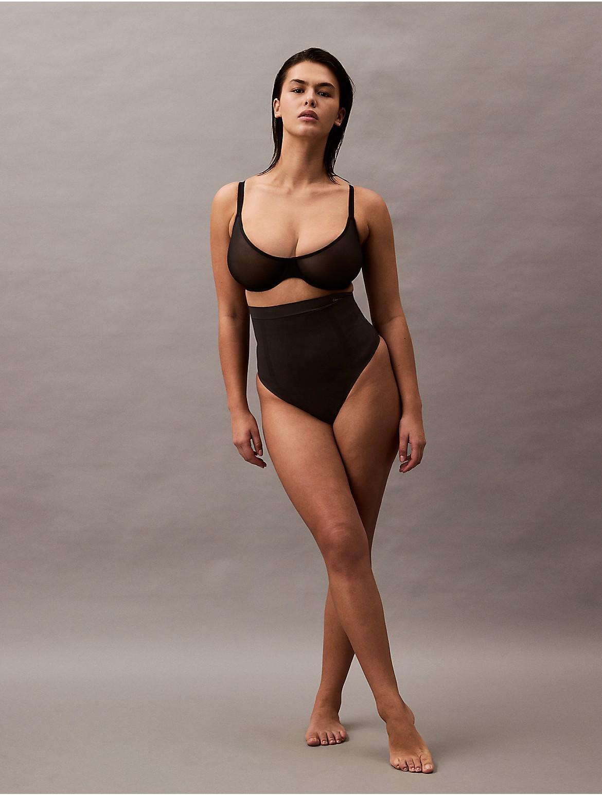 Calvin Klein Womens Secure Sculpt Thong - Neutral Product Image