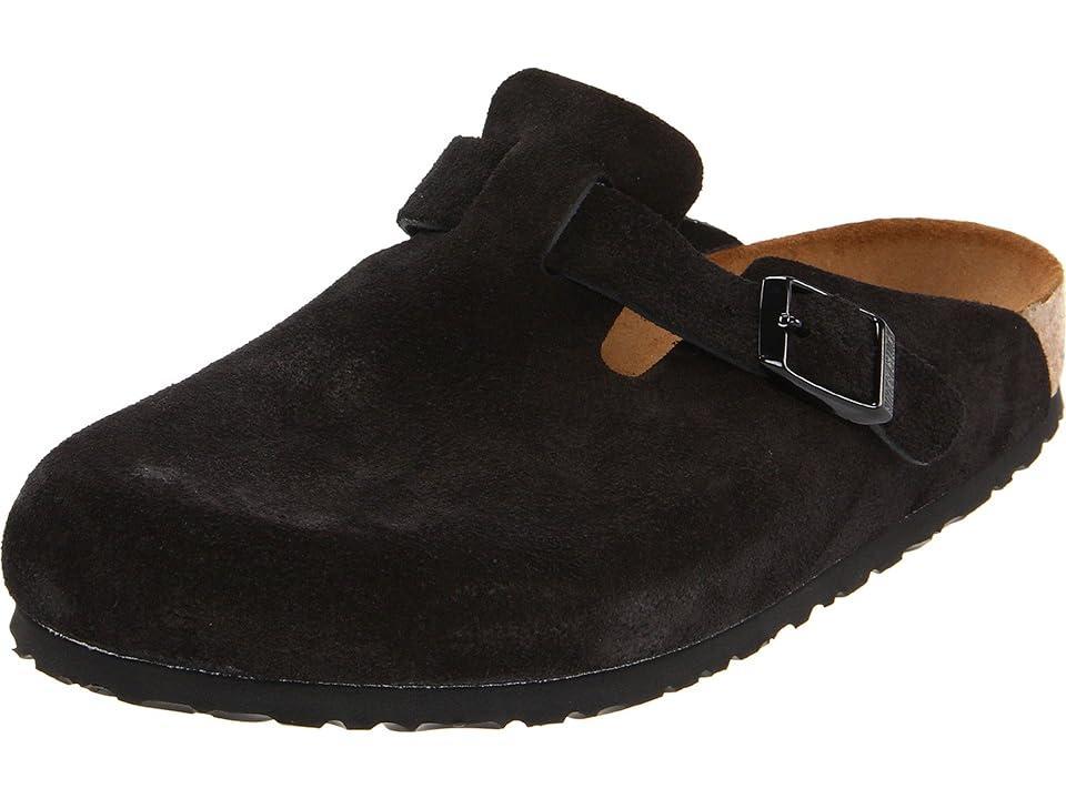 Birkenstock Mens Boston Suede Slide-On Soft Footbed Clogs Product Image