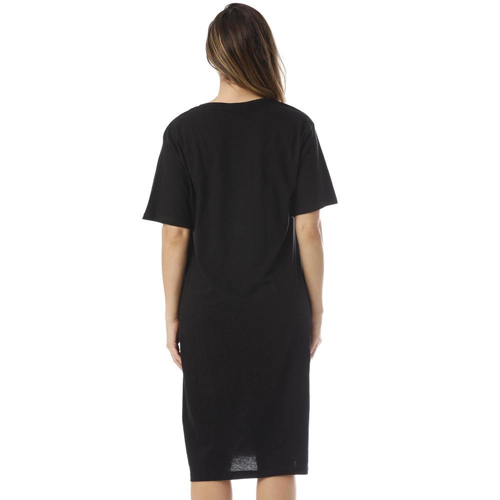 Just Love Womens Nightgown - Short Sleeve Henley Oversized Sleepwear Gown Product Image