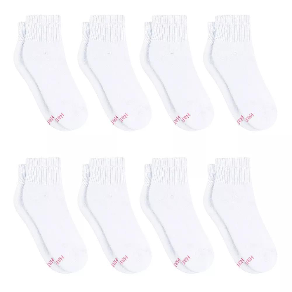 Womens Hanes Ultimate Cool Comfort 8-Pack Cushioned Ankle Socks HWUCA8 Product Image