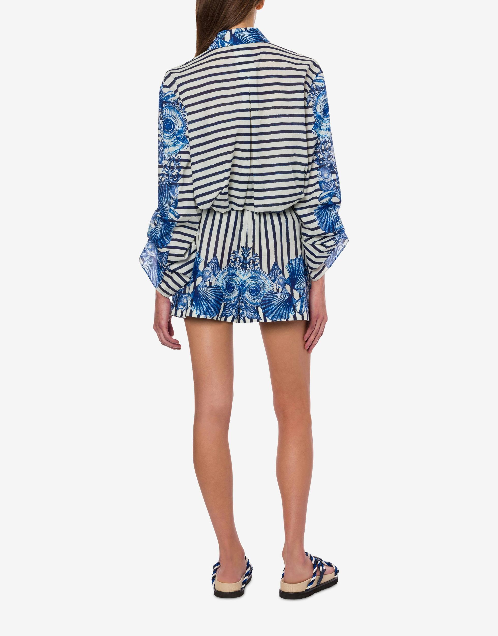 Short in organic muslin Alberta Ferretti Beachwear Product Image