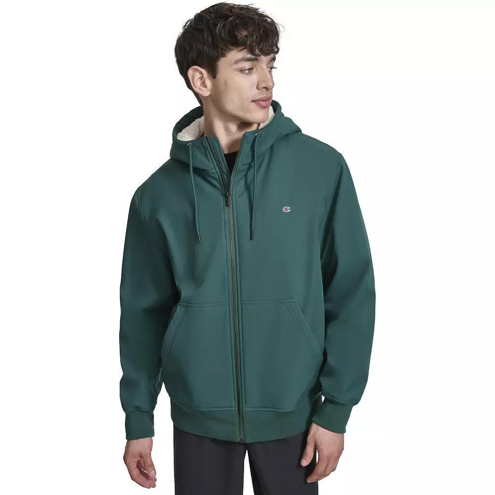 Men's Champion® Sherpa Lined Hoodie, Size: Medium, Rain Green Product Image