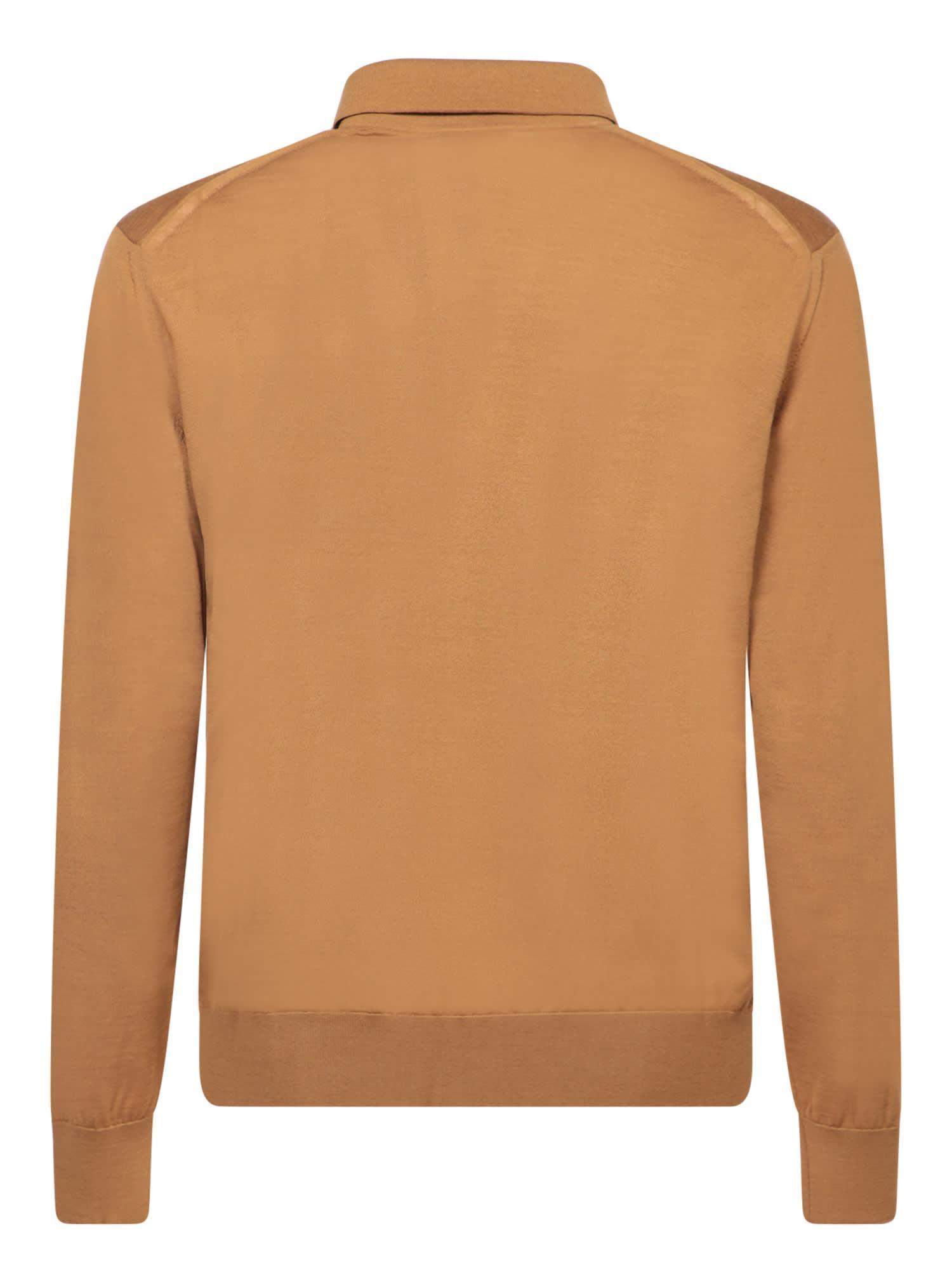 ZEGNA Ribbed Cashmere And Silk-blend Polo Shirt In Grey Product Image