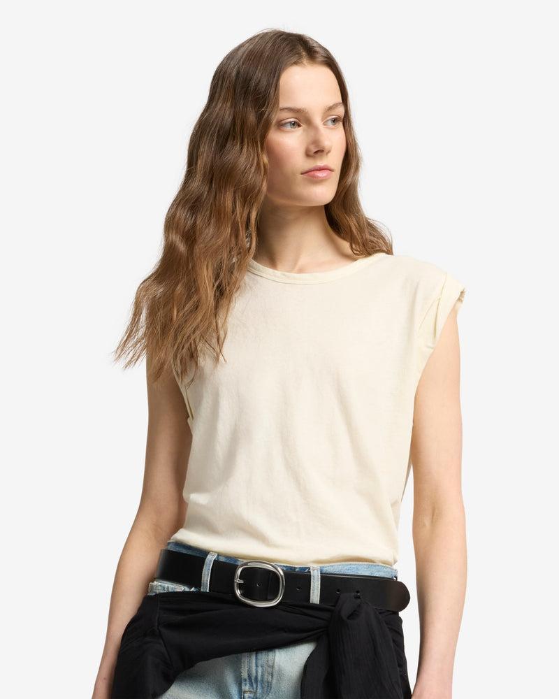 Linen Blend Muscle Tee Product Image
