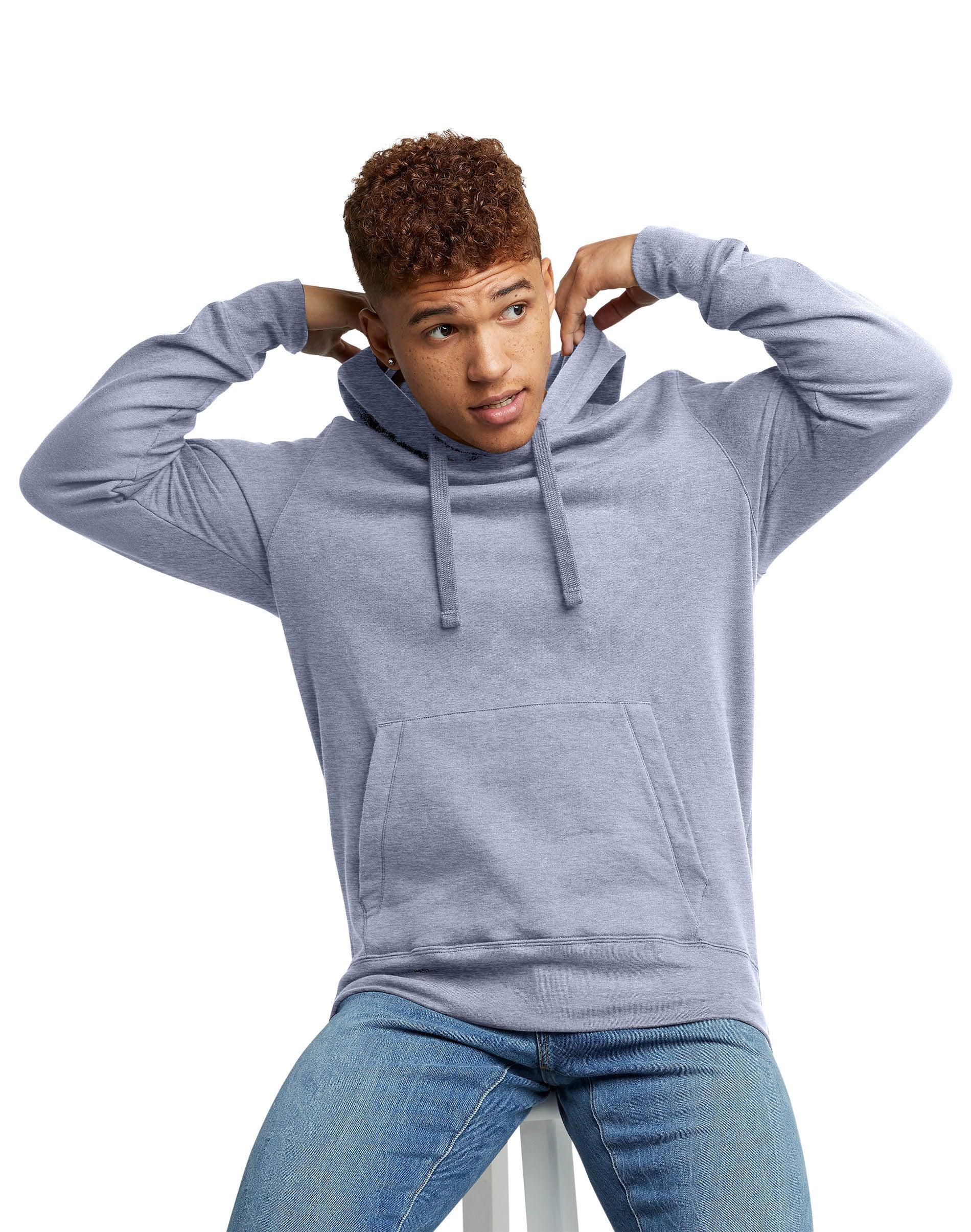 Men's Hanes Originals Pullover Hoodie, Size: Small, Black Product Image