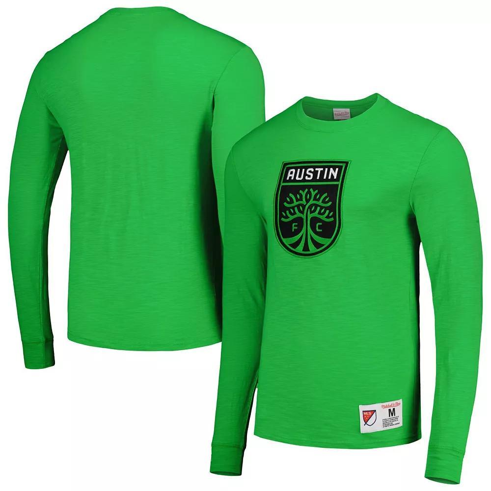 Men's Mitchell & Ness Green Austin FC Legendary Long Sleeve T-Shirt, Size: Medium, Afc Green Product Image