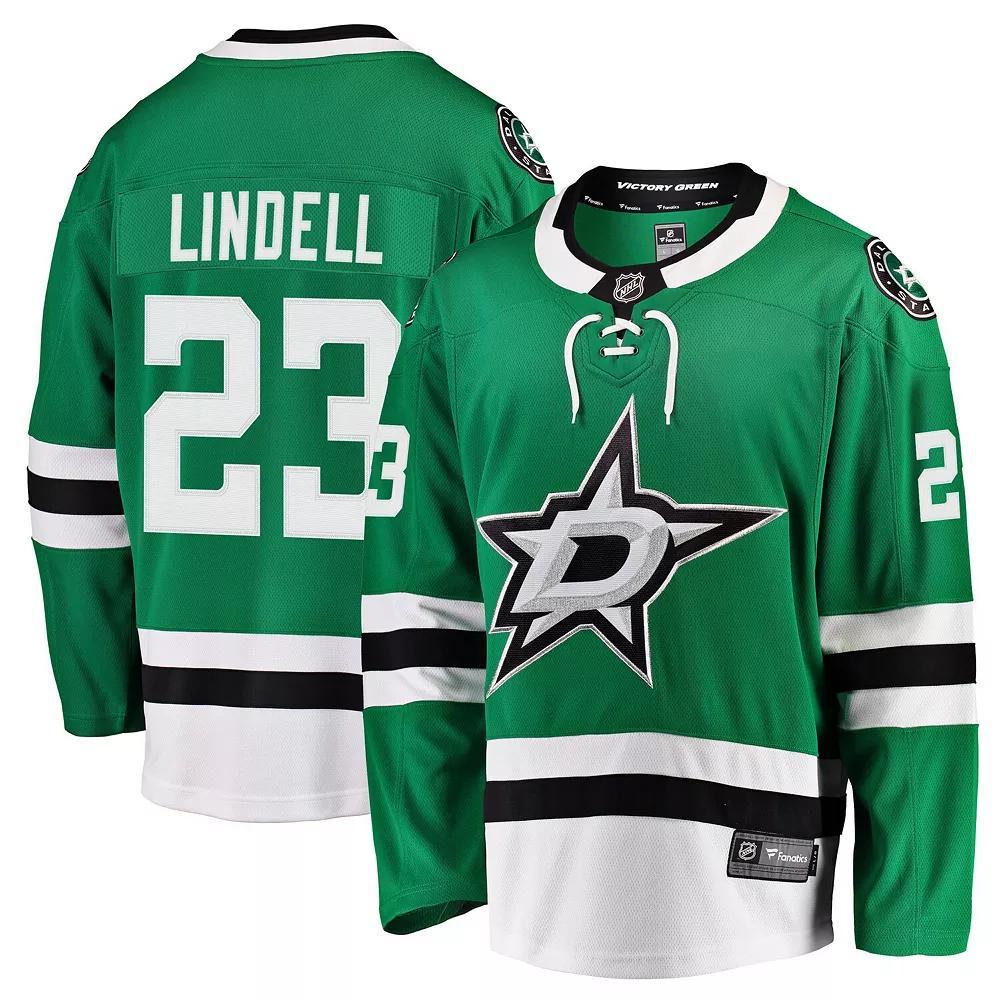 Men's Fanatics Branded Esa Lindell Kelly Green Dallas Stars Breakaway Jersey, Size: 2XL, Str Green Product Image