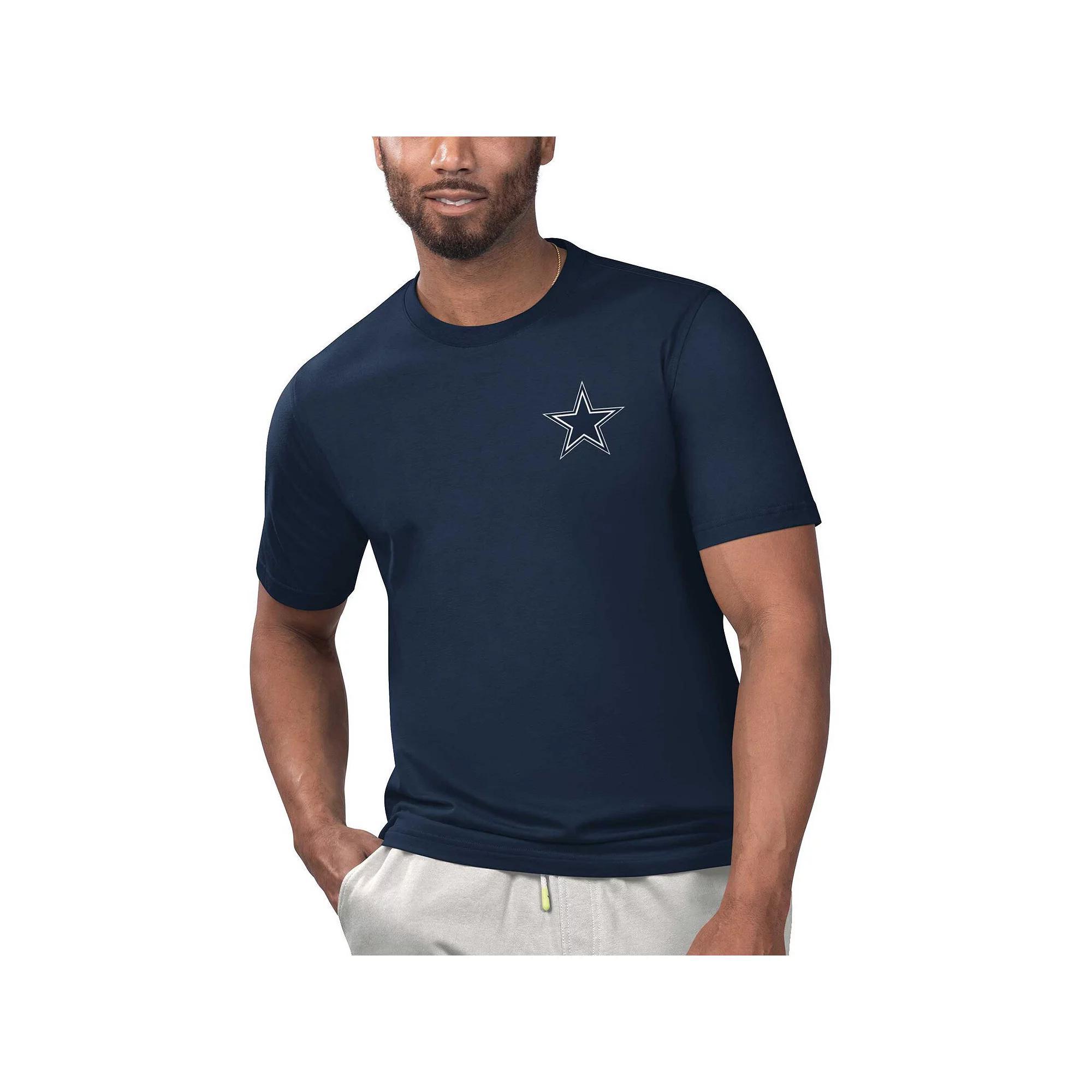 Men's Margaritaville Navy Dallas Cowboys Licensed to Chill T-Shirt, Size: Large, Blue Product Image