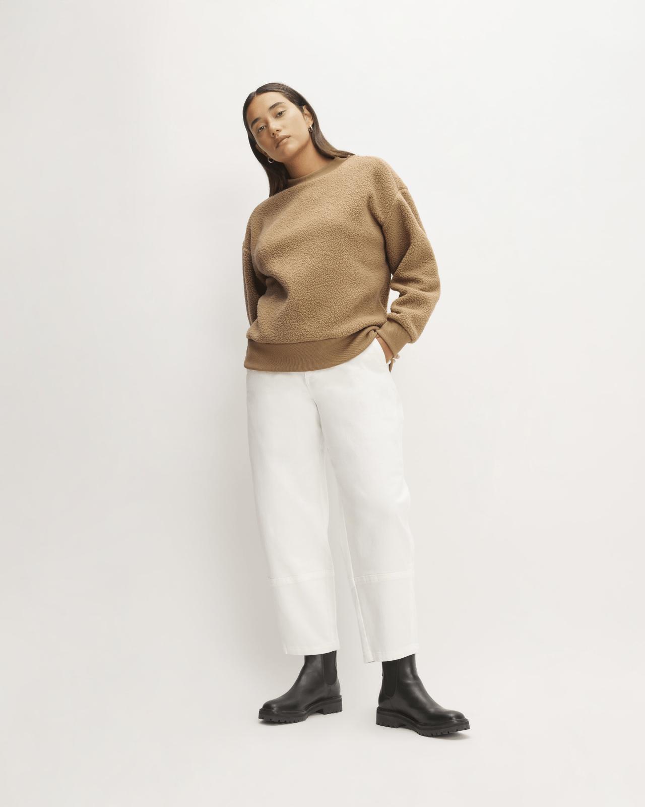 The ReNew Fleece Oversized Crew Product Image