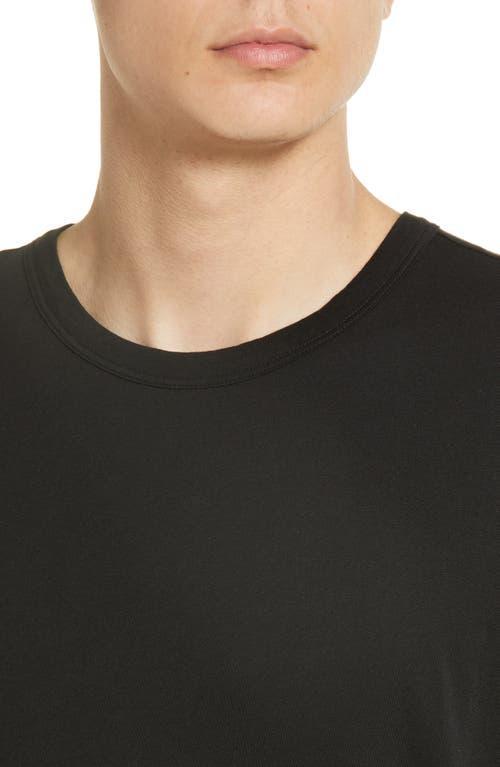 7 For All Mankind Men's Feather Weight Crewneck T-Shirt in Black at Nordstrom, Size X-Small Product Image