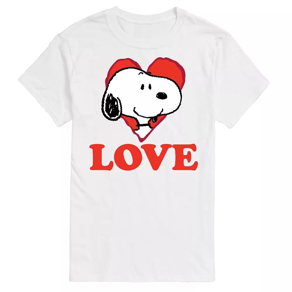 Mens Peanuts I Love Snoopy Tee Product Image