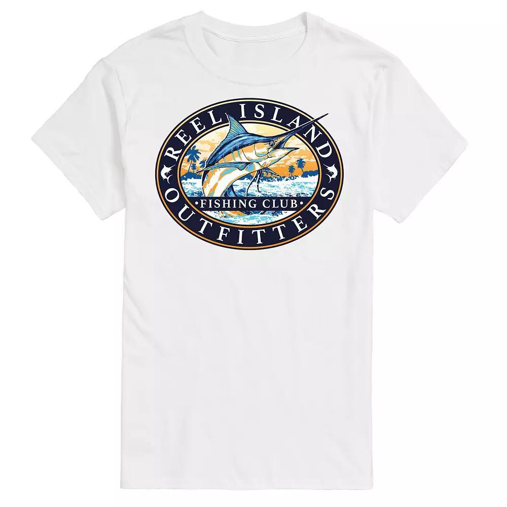 Men's Reel Island Outfitters Tee, Size: Medium, White Product Image