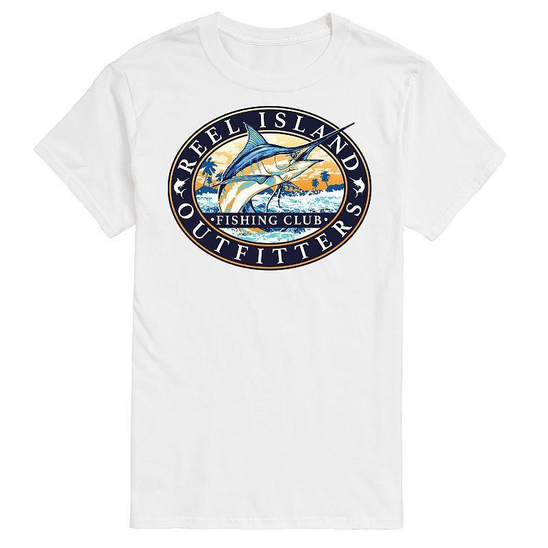 Men's Reel Island Outfitters Tee, Size: Medium, White Product Image
