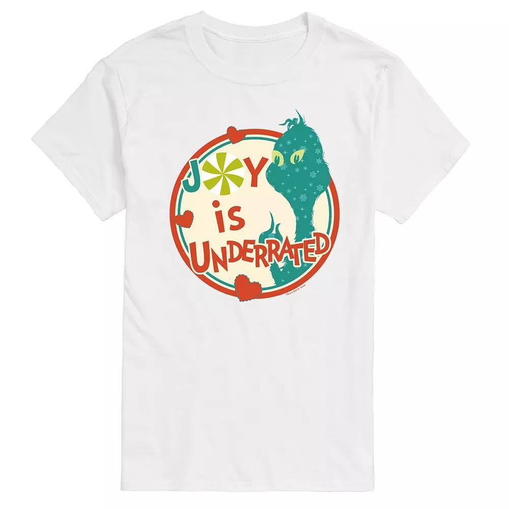 Mens Dr. Seuss The Grinch Joy Is Underrated Graphic Tee Product Image