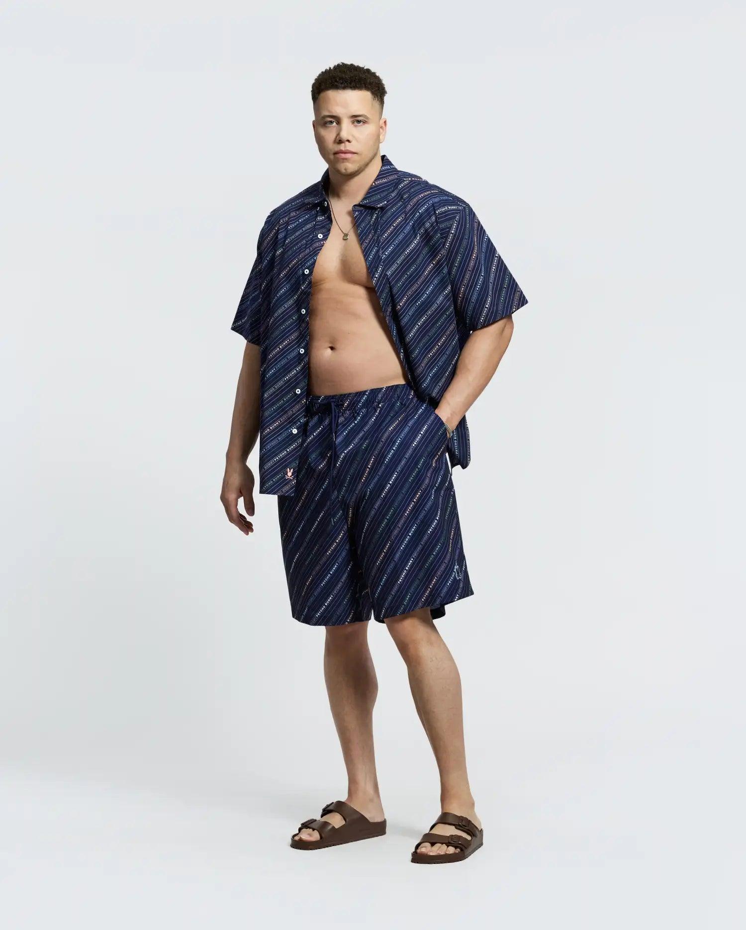 MENS BIG AND TALL RENMARK PB PRINTED SWIM TRUNK - B9W622F200 Product Image
