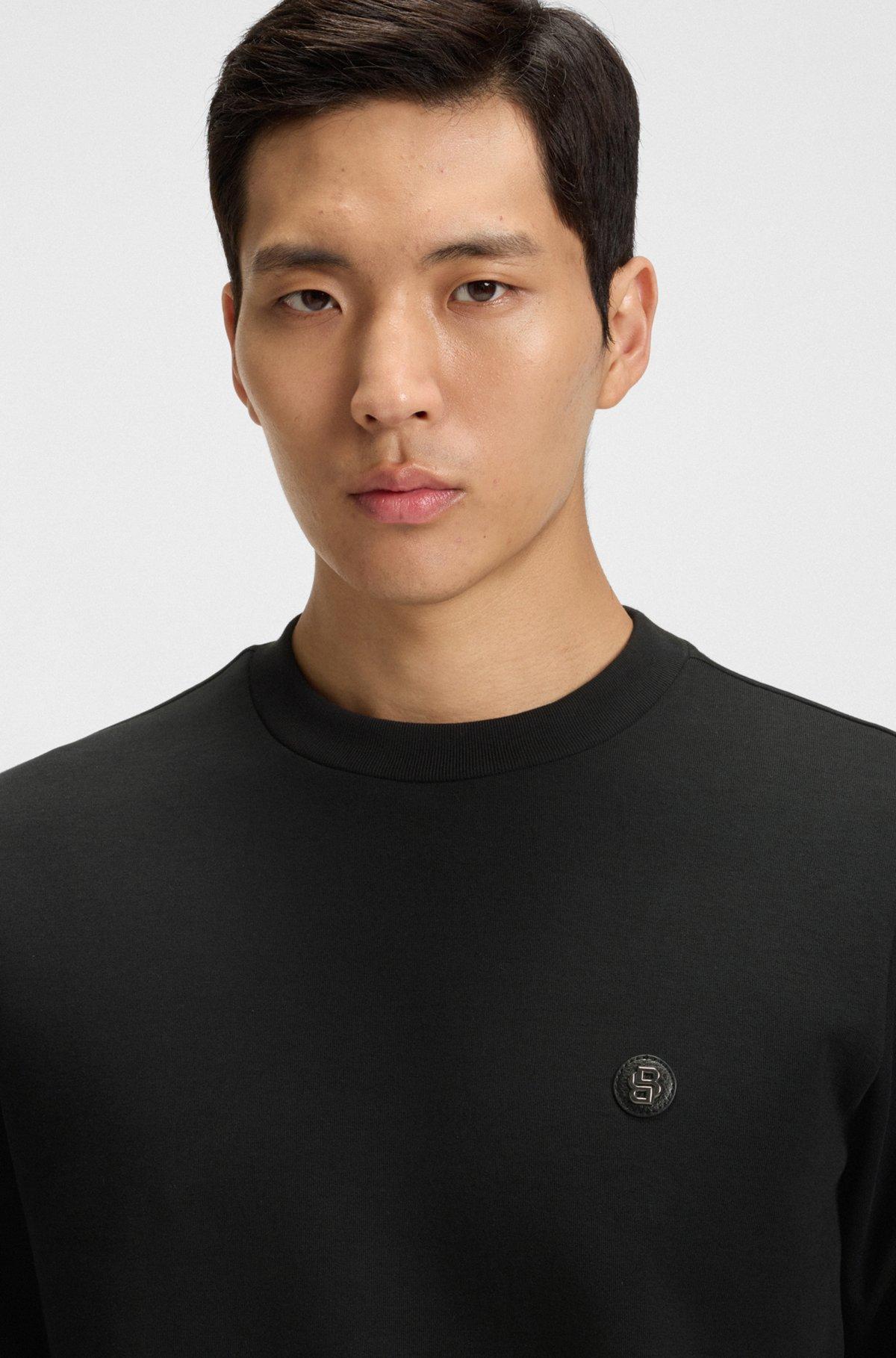 BOSS - Sweatshirt with Double B monogram - Black Product Image