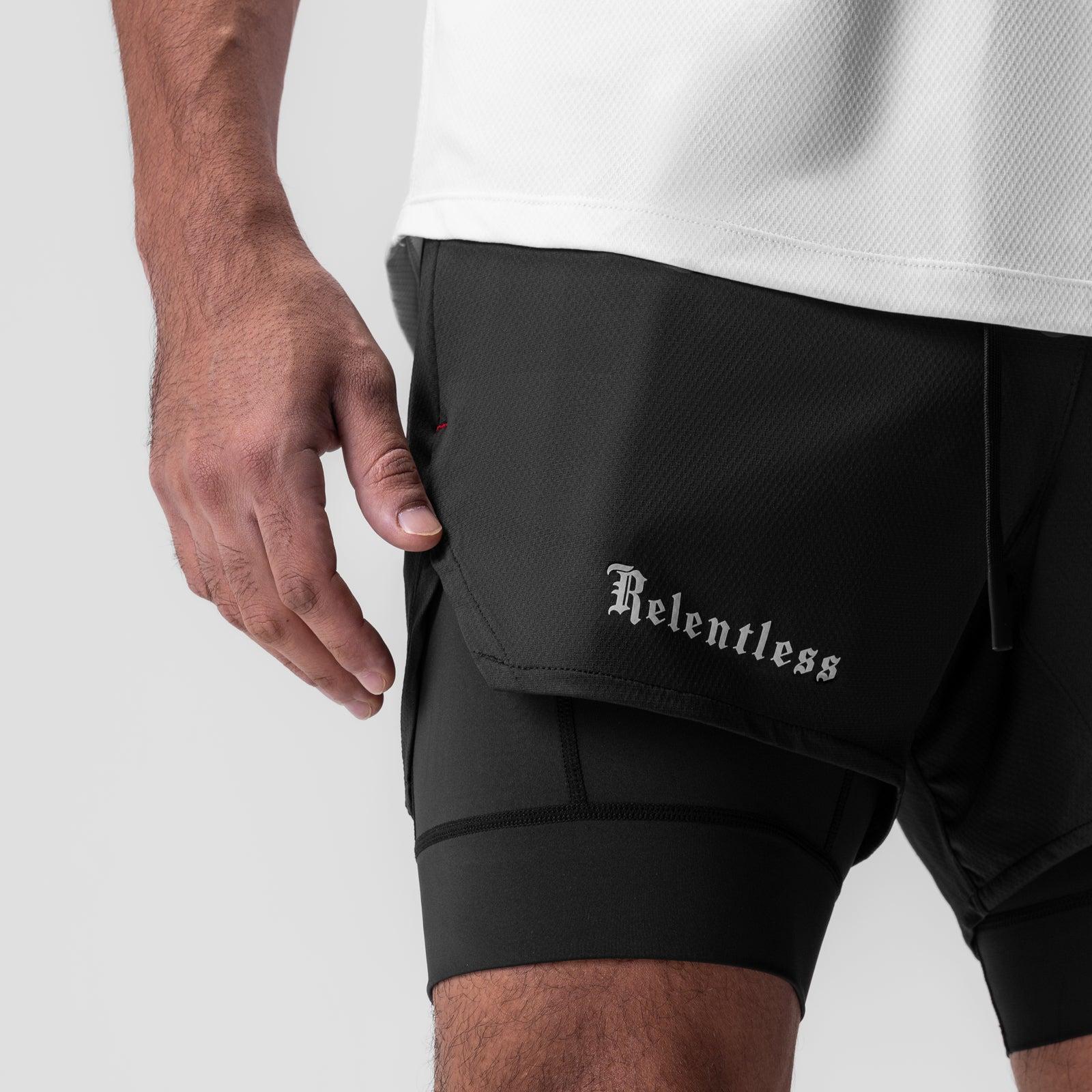 0828. AeroSilver® 5" Liner Short - Black "RP"/Black Product Image