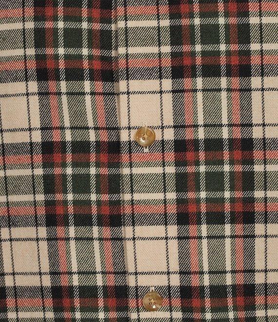 Hart Schaffner Marx Long Sleeve Neutral Plaid Sportshirt Product Image