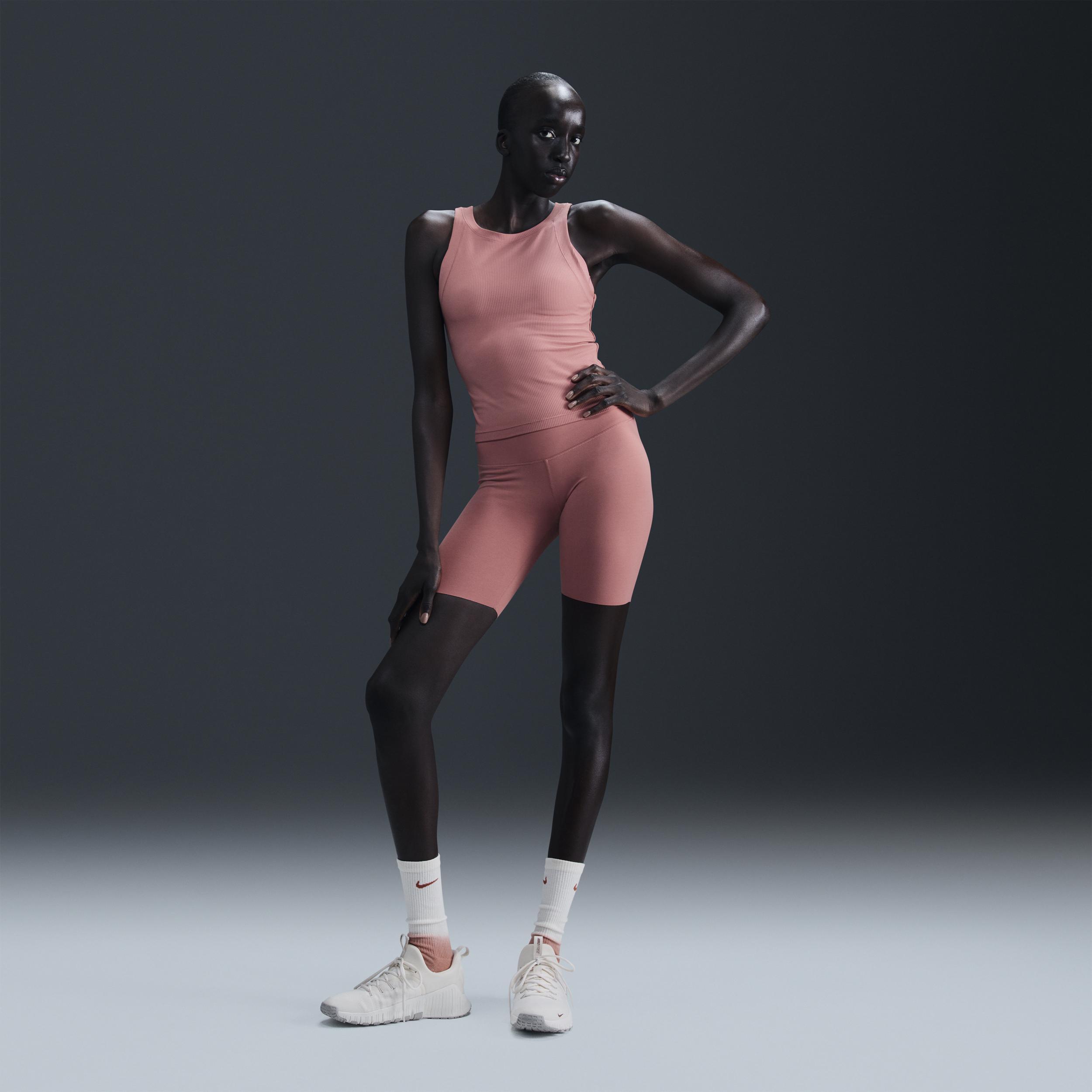 Nike Zenvy Rib Women's Dri-FIT Tank Top Product Image