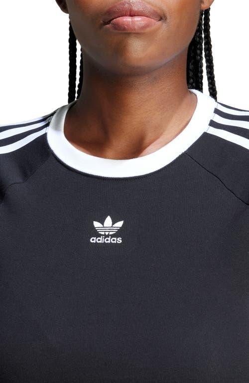 adidas Originals Crop Baby Tee in Black at Nordstrom, Size Medium Product Image