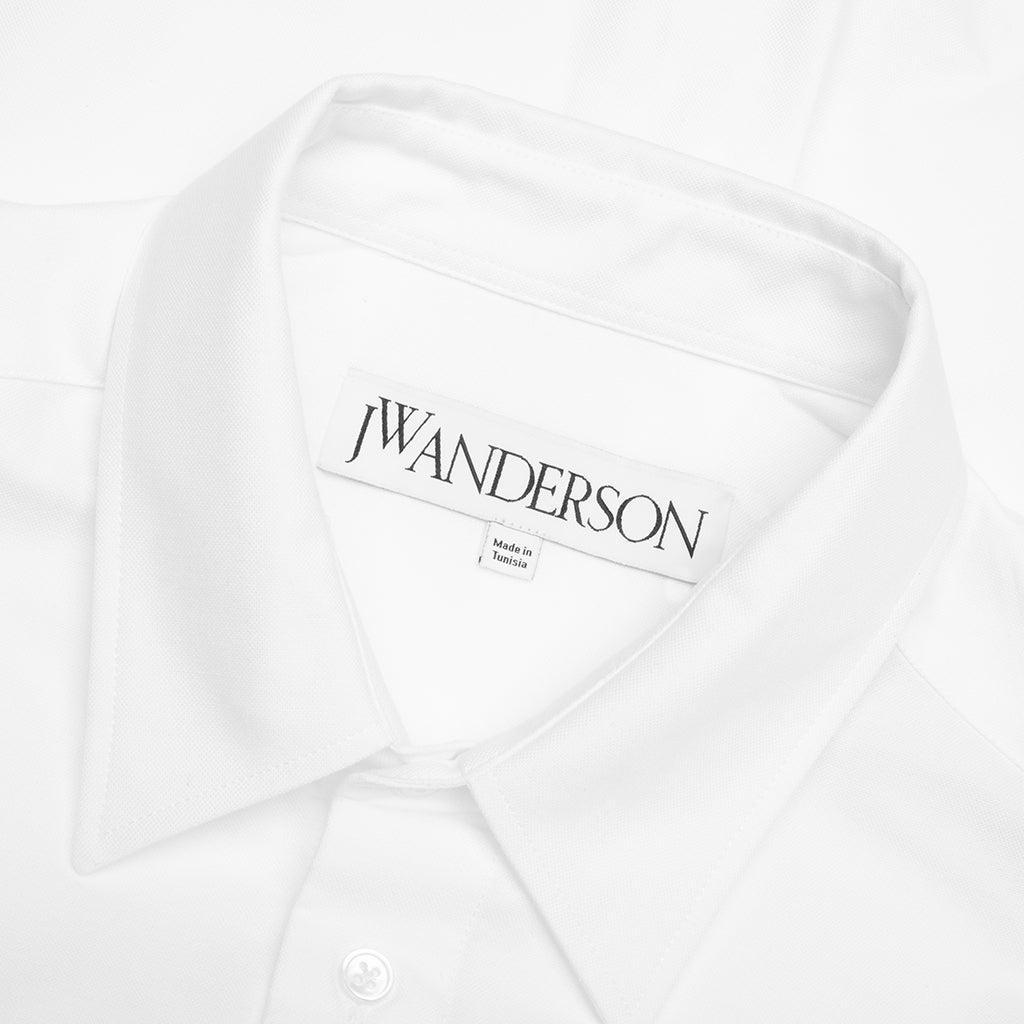 Classic Fit Cotton Oxford Shirt - White Male Product Image