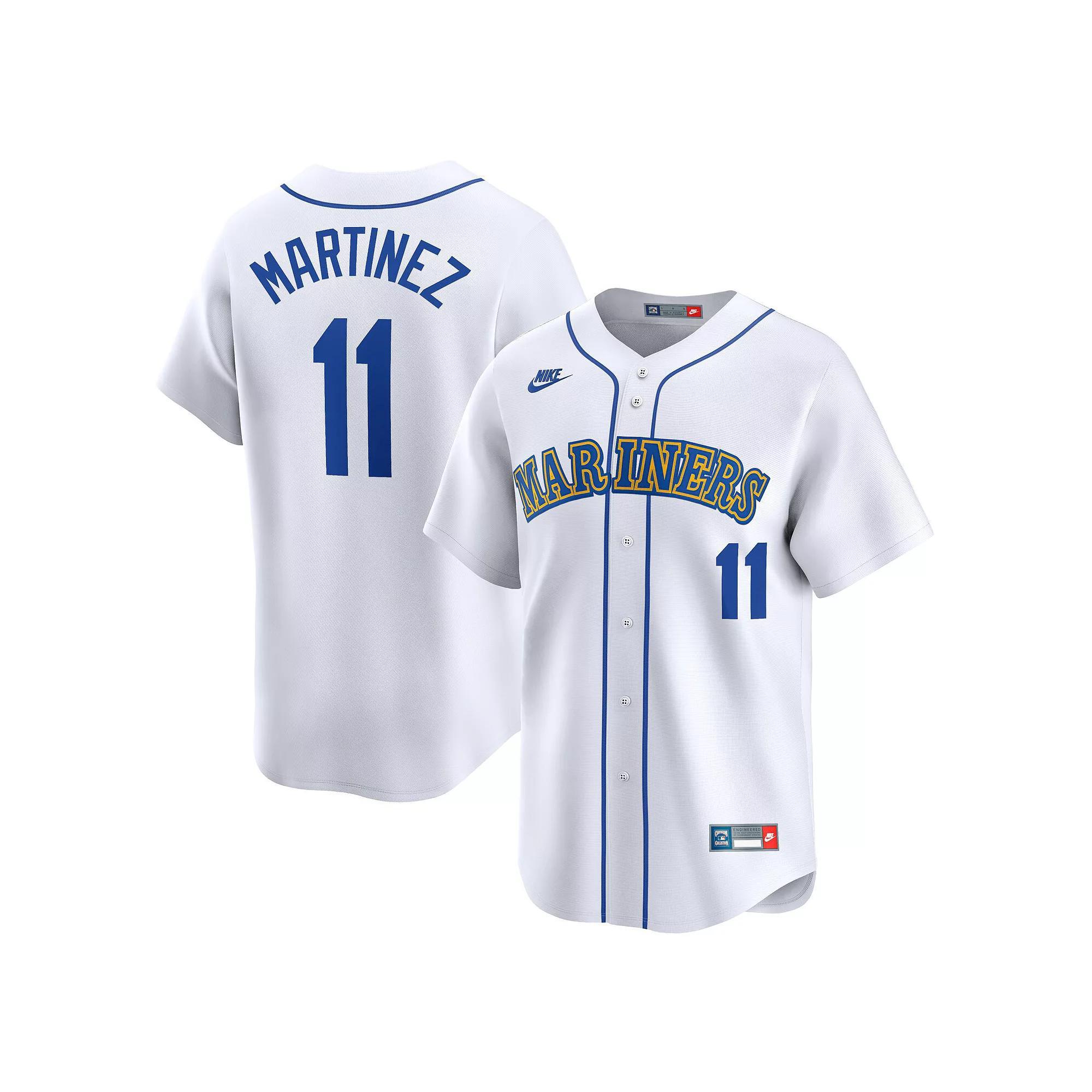 Mens Nike Edgar Martinez Seattle Mariners Throwback Cooperstown Limited Jersey Product Image
