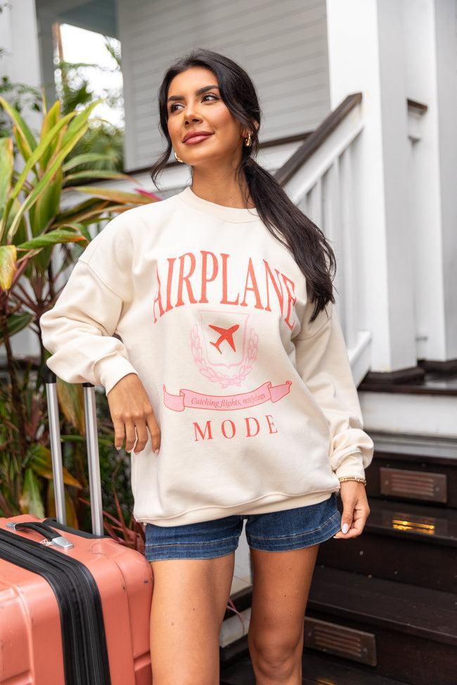Airplane Mode Sweet Cream Graphic Sweatshirt Product Image