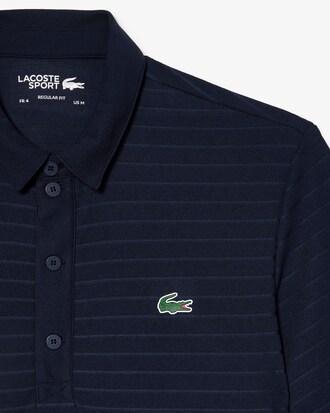 Men's Lacoste SPORT Textured Breathable Golf Polo Shirt Product Image