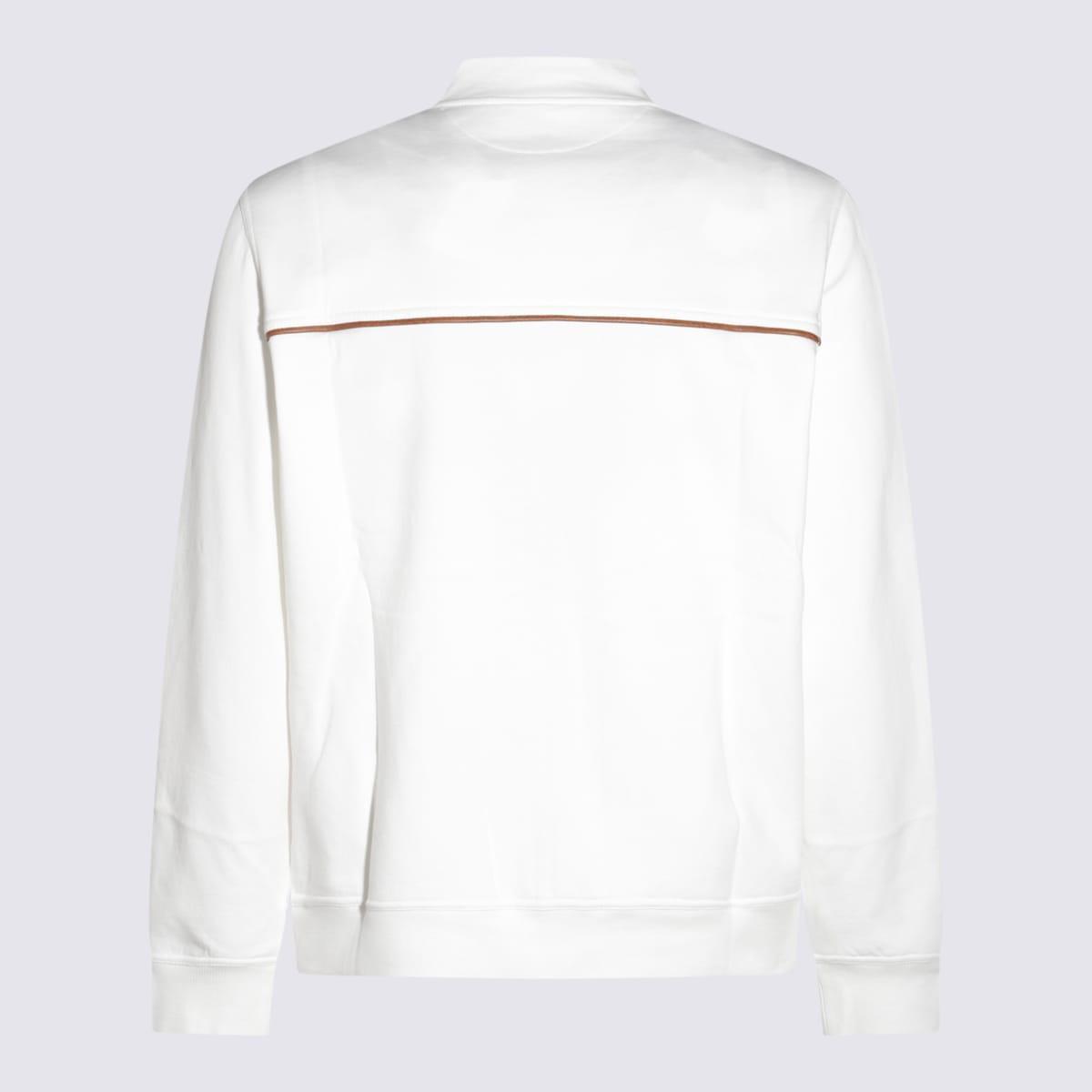 BRUNELLO CUCINELLI French Terry Sweatshirt In White Product Image