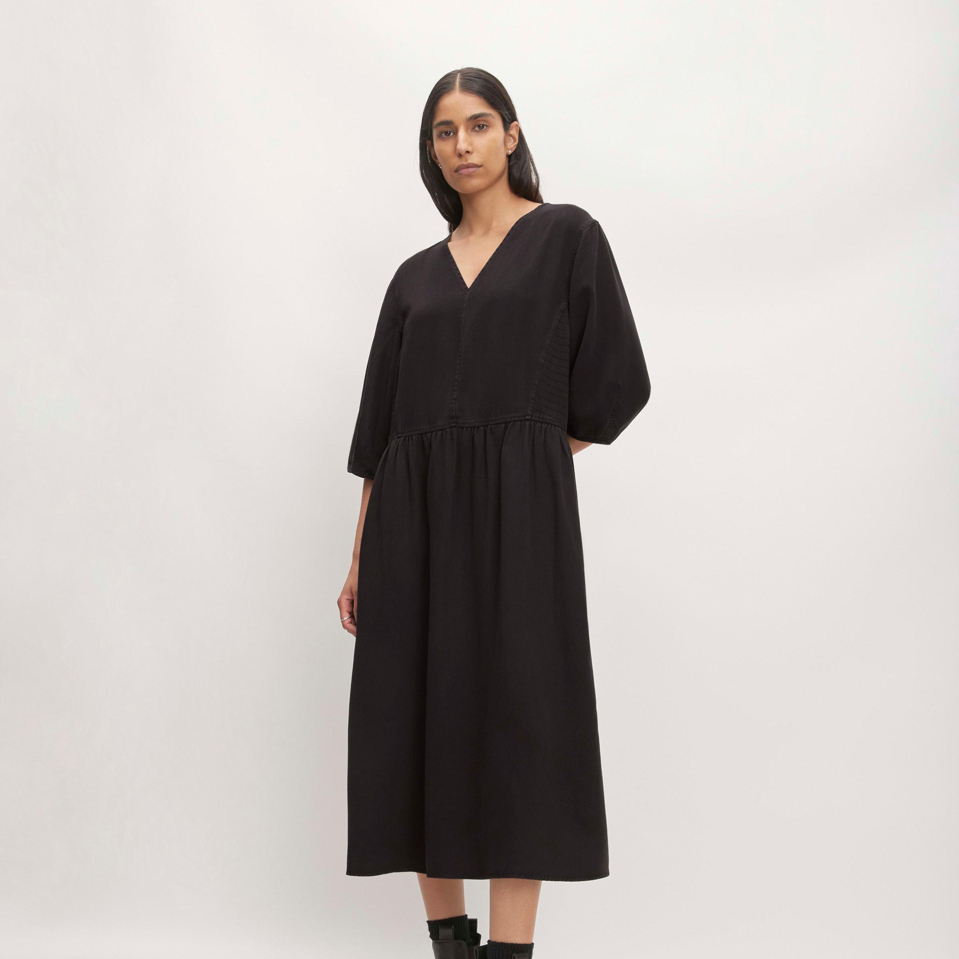 The TENCEL™ Puff-Sleeve Dress Product Image