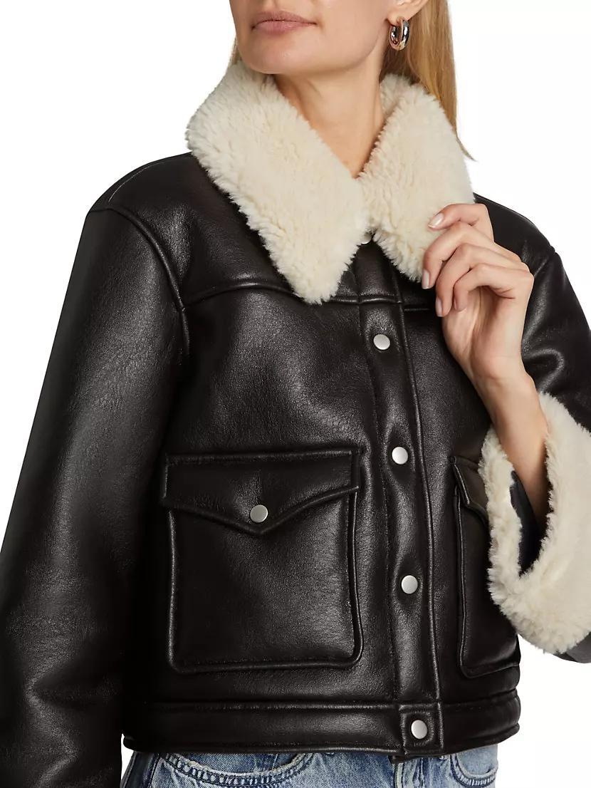Imani Faux-Leather Jacket Product Image