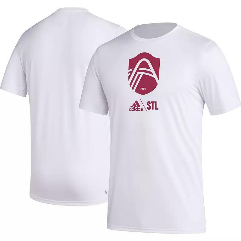 Men's adidas White St. Louis City SC Icon AEROREADY T-Shirt, Size: Small, Slc White Product Image