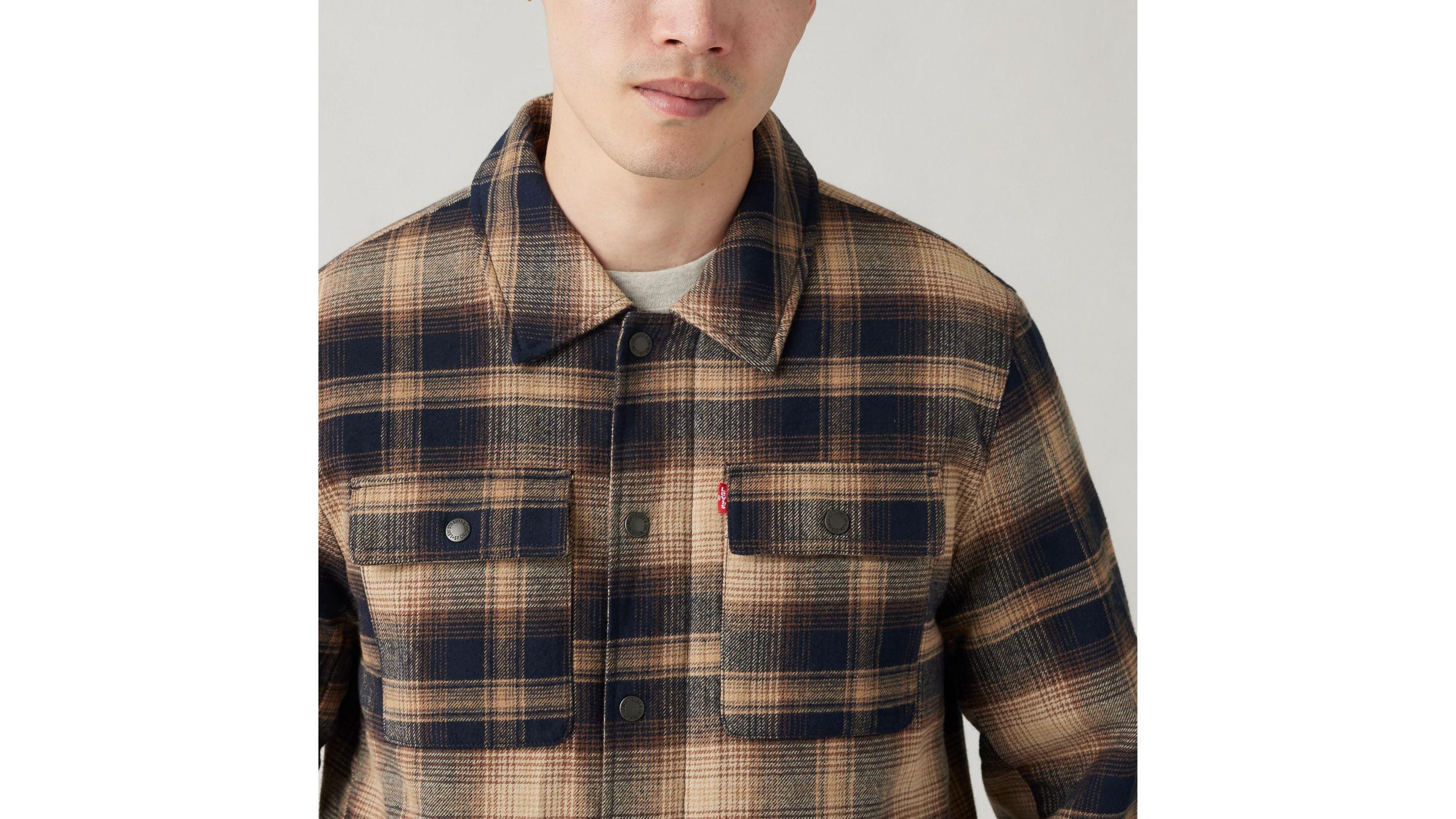 Cotton Plaid Shacket Product Image