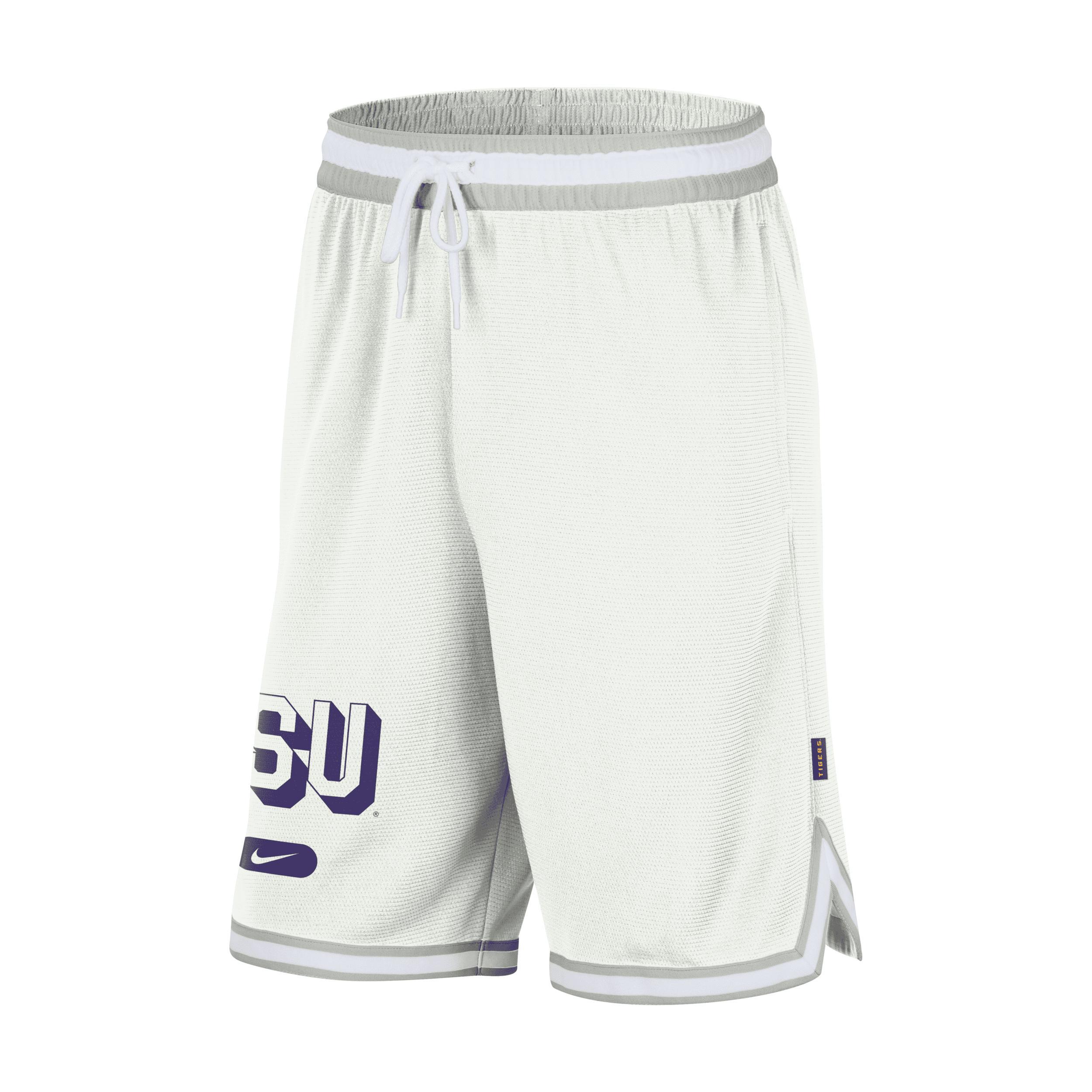 Men's Nike Cream LSU Tigers DNA 3.0 Performance Shorts, Size: XL, White Product Image