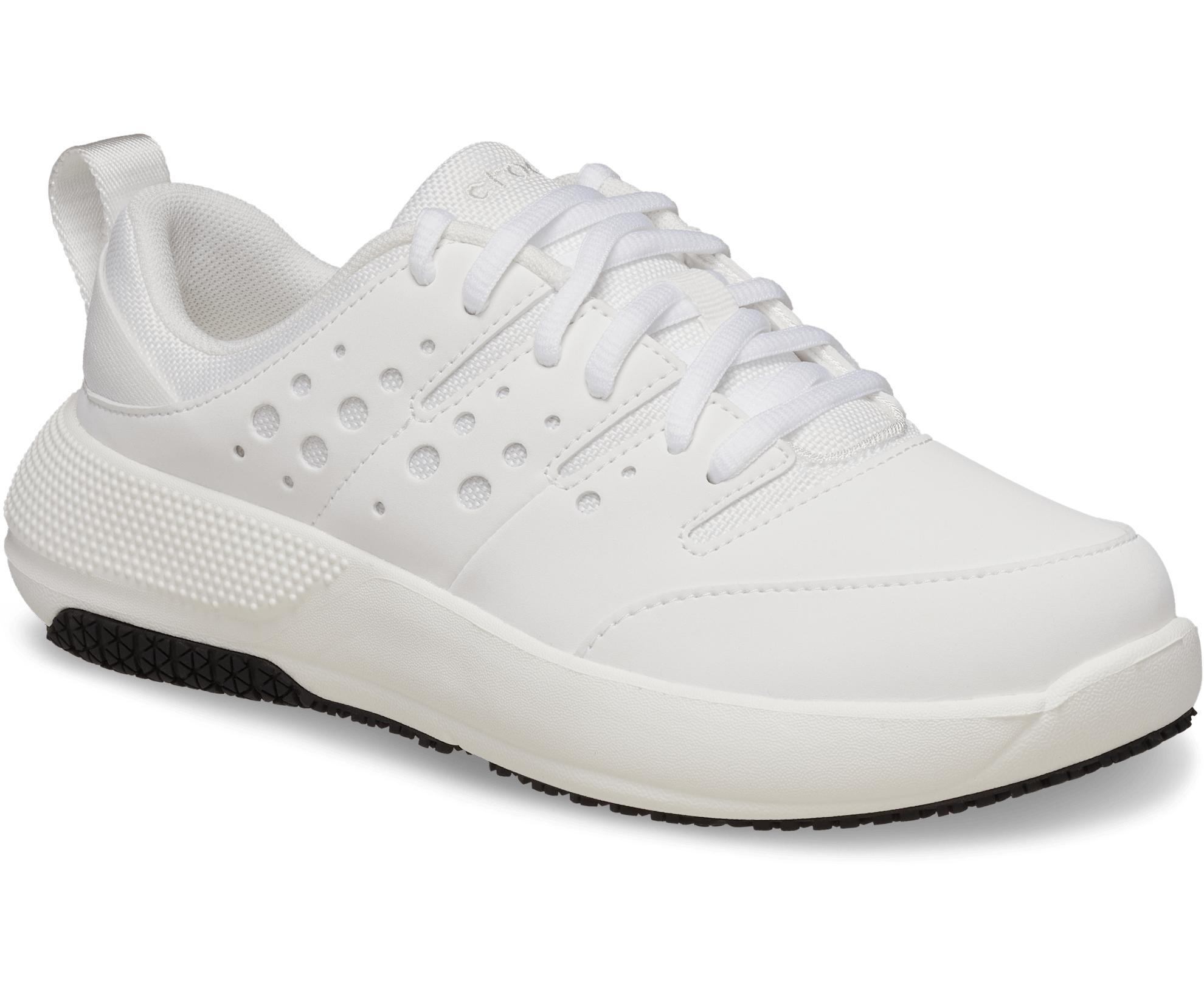 Crocs On The Clock Women's Work Sneakers, Size: 8, Black Product Image
