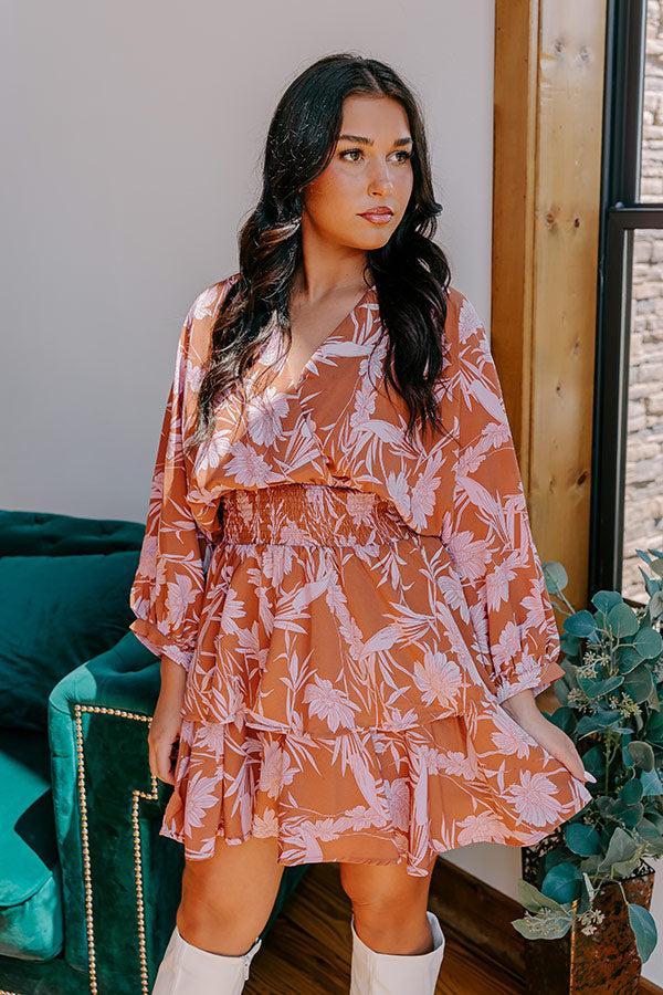 Flirtatious Outing Floral Mini Dress Product Image