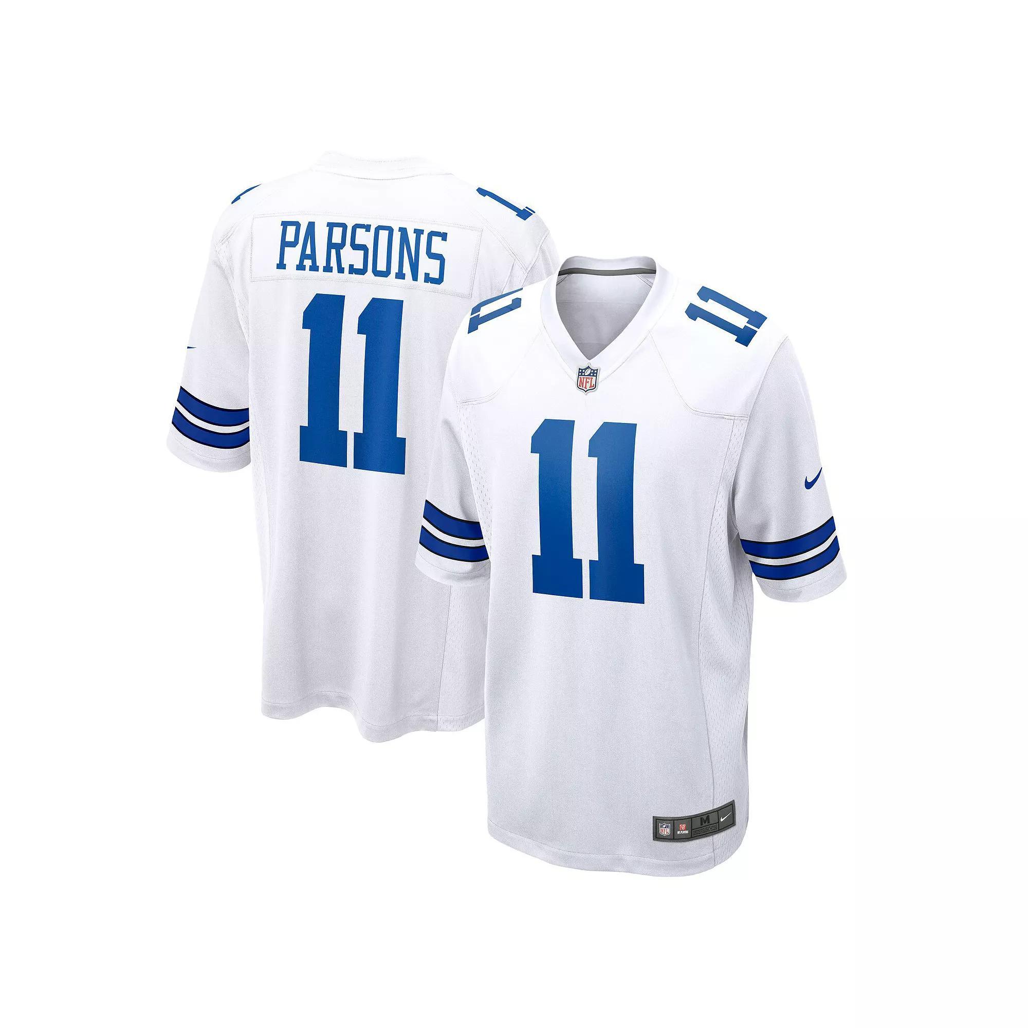 Men's Nike Micah Parsons White Dallas Cowboys Game Jersey, Size: 3XL Product Image