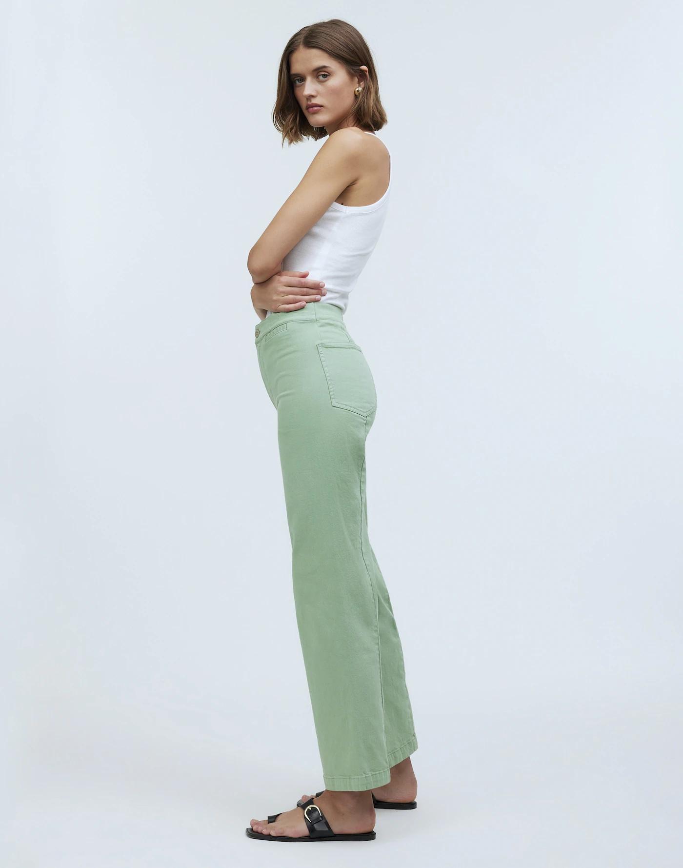 The Emmett Wide-Leg Crop Pant: Welt Pocket Edition Product Image