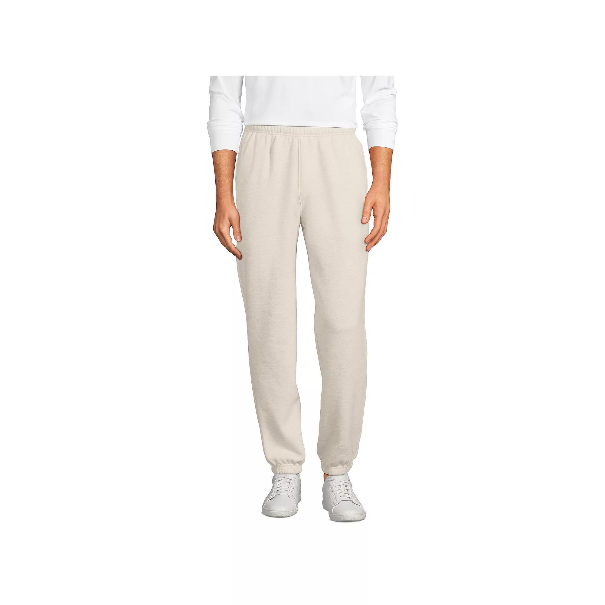 Men's Lands' End Serious Sweats Drawstring Sweatpants, Size: Large, Evening Blue Product Image