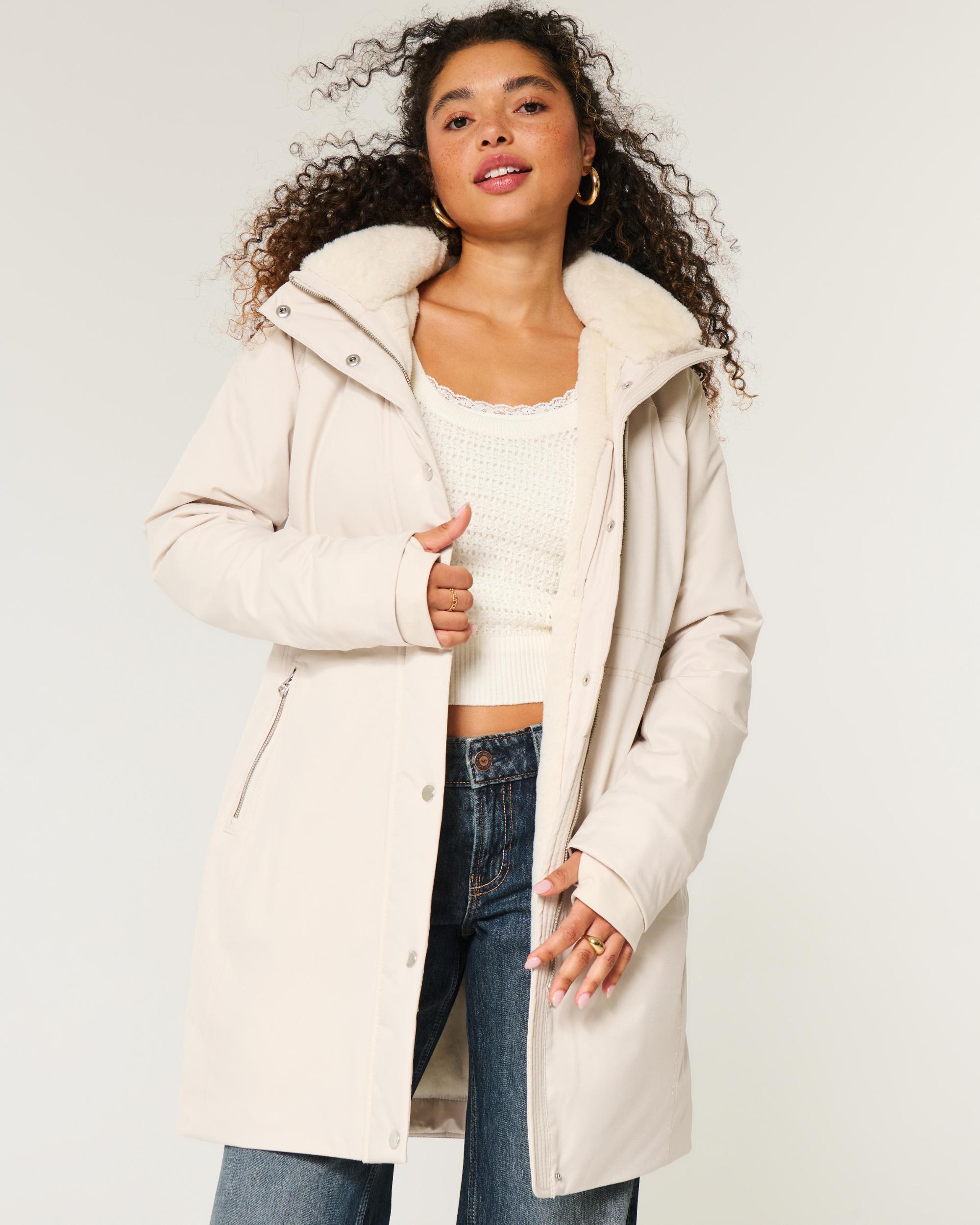 All-Weather Faux Fur-Lined Parka Product Image