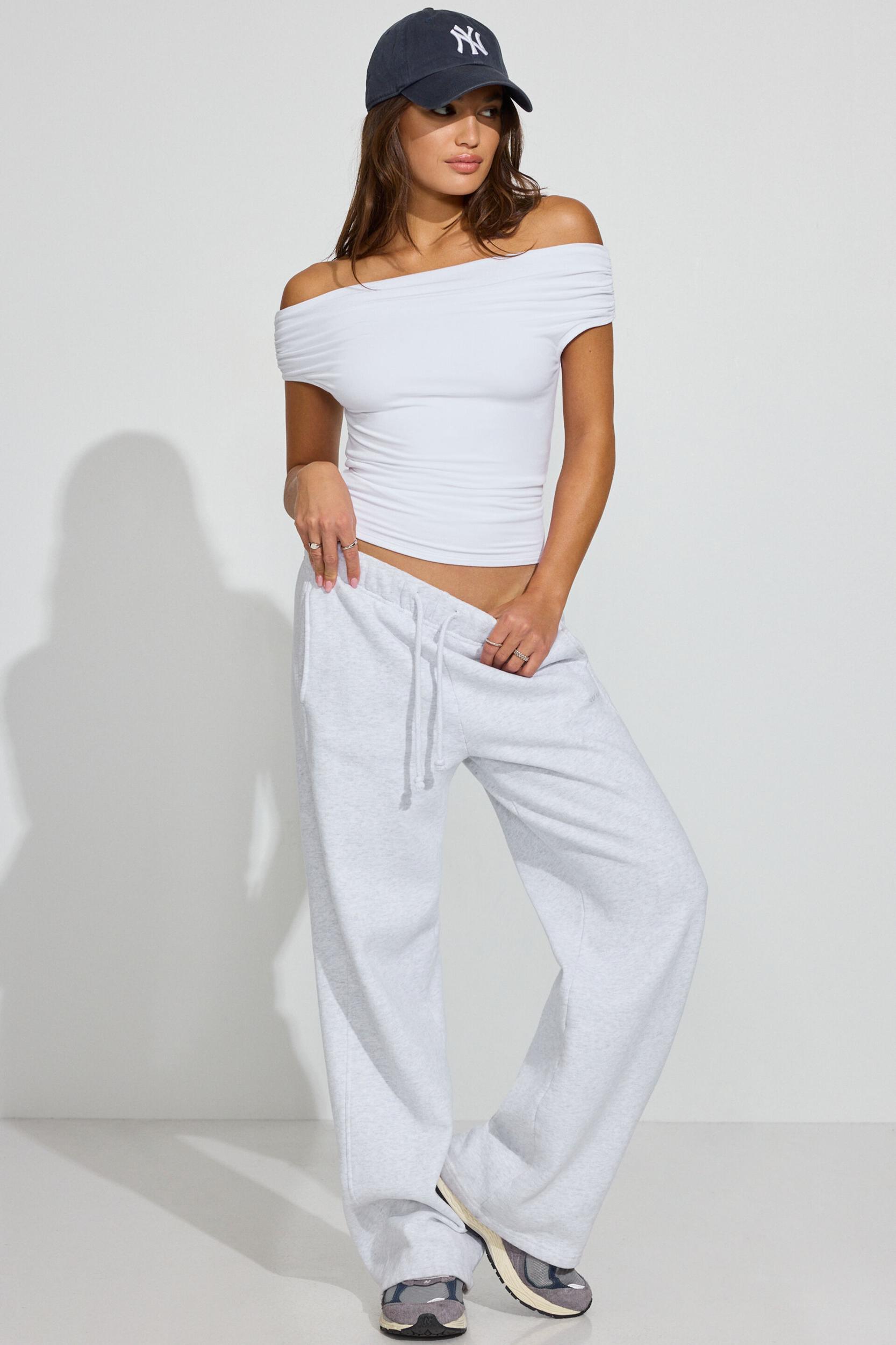 Smooth Off Shoulder T-Shirt Product Image